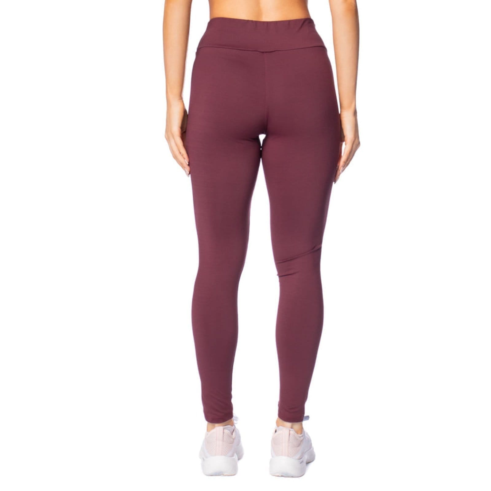 Vista 2 Legging Feminina Mizuno Essence Cintura Alta Cinza Mizuno bordô