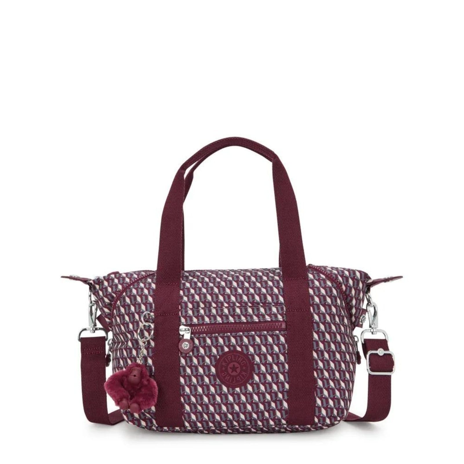Bolsa Kipling Art Mini 3DK Wine