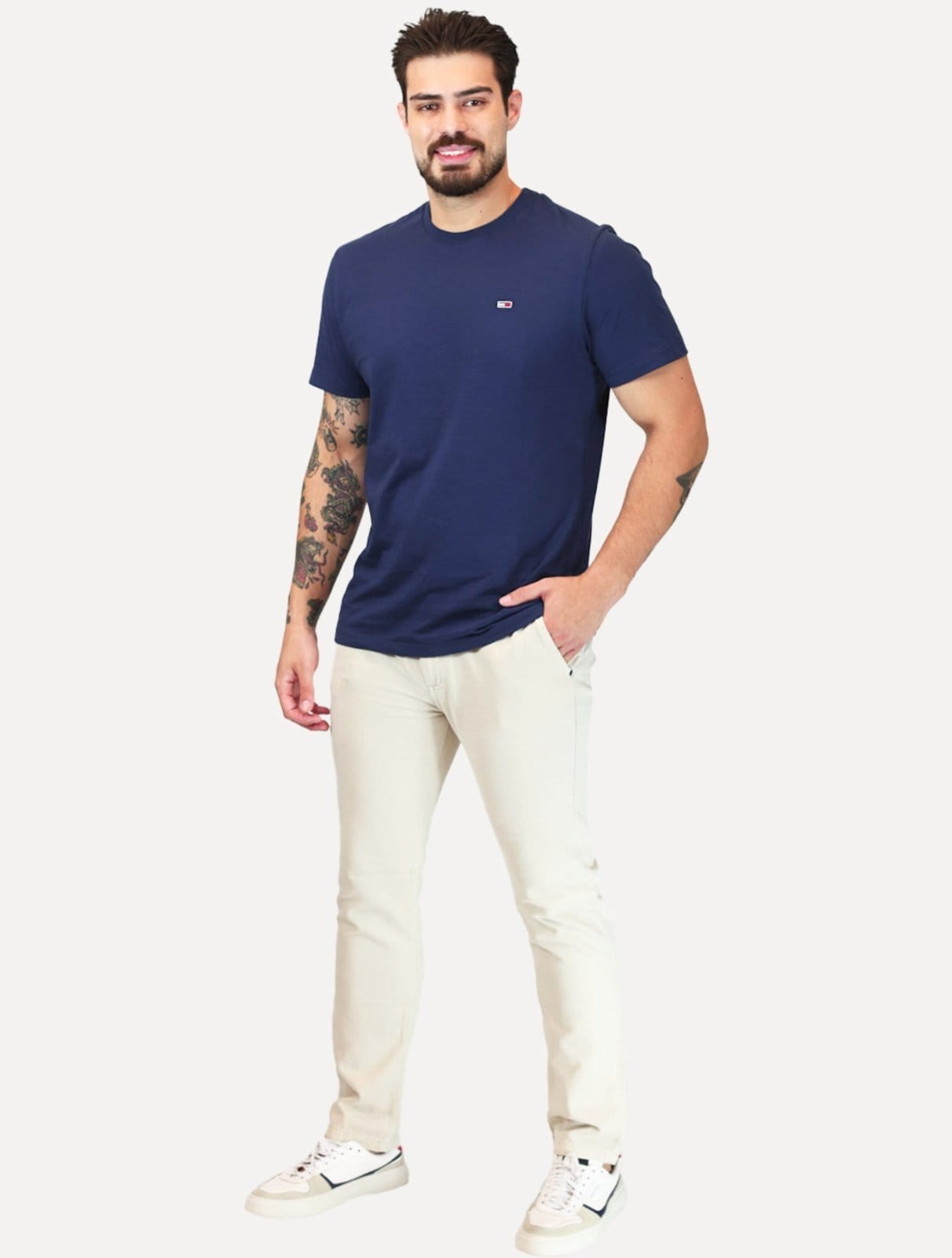 Vista 2 Calça John John Jeans Masculina Soft Original Concept Off-White John John off-white white