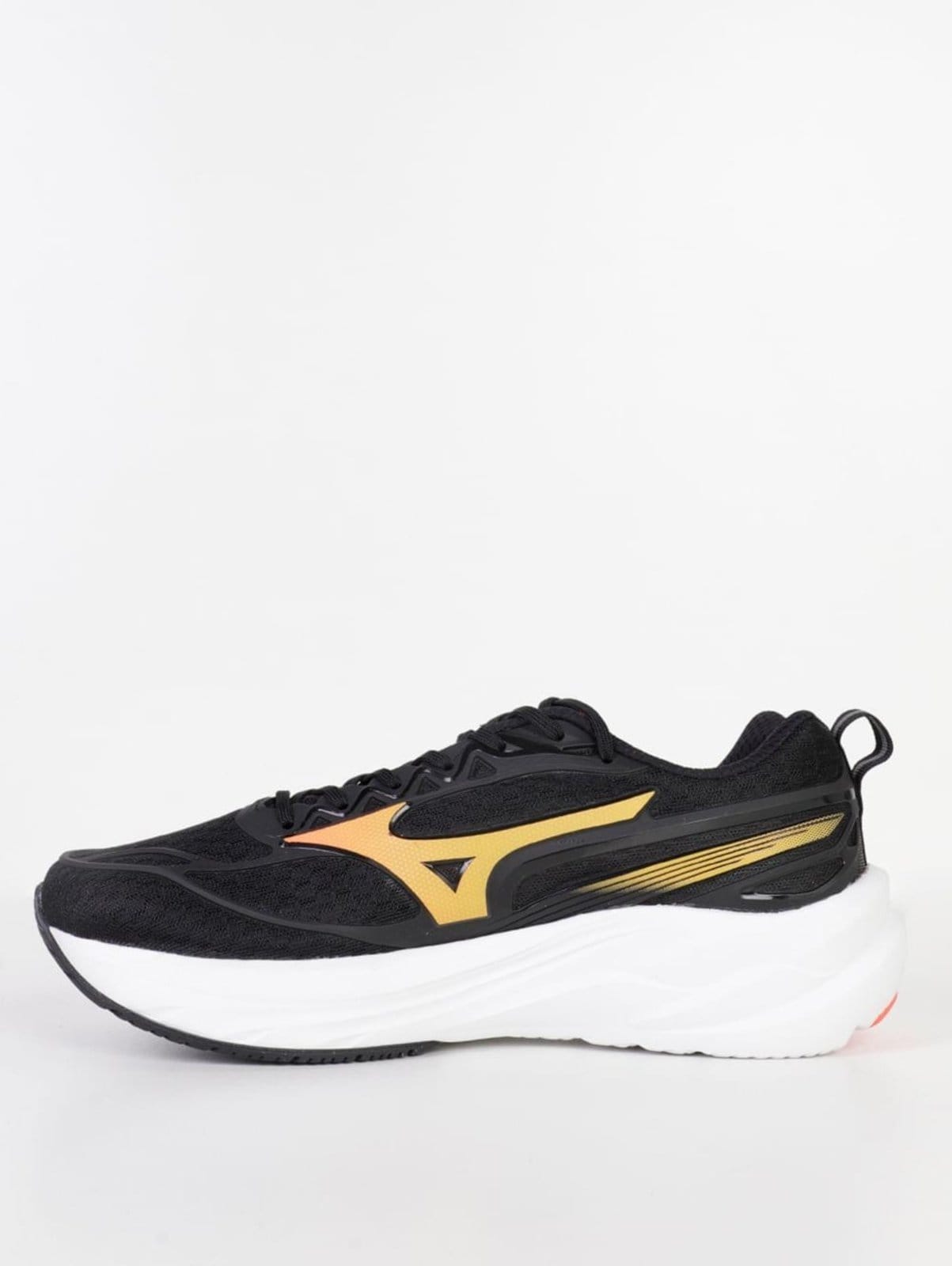 Vista 2 Tênis Esportivo Space 5 Mizuno Masculino DOURADO Mizuno preto
