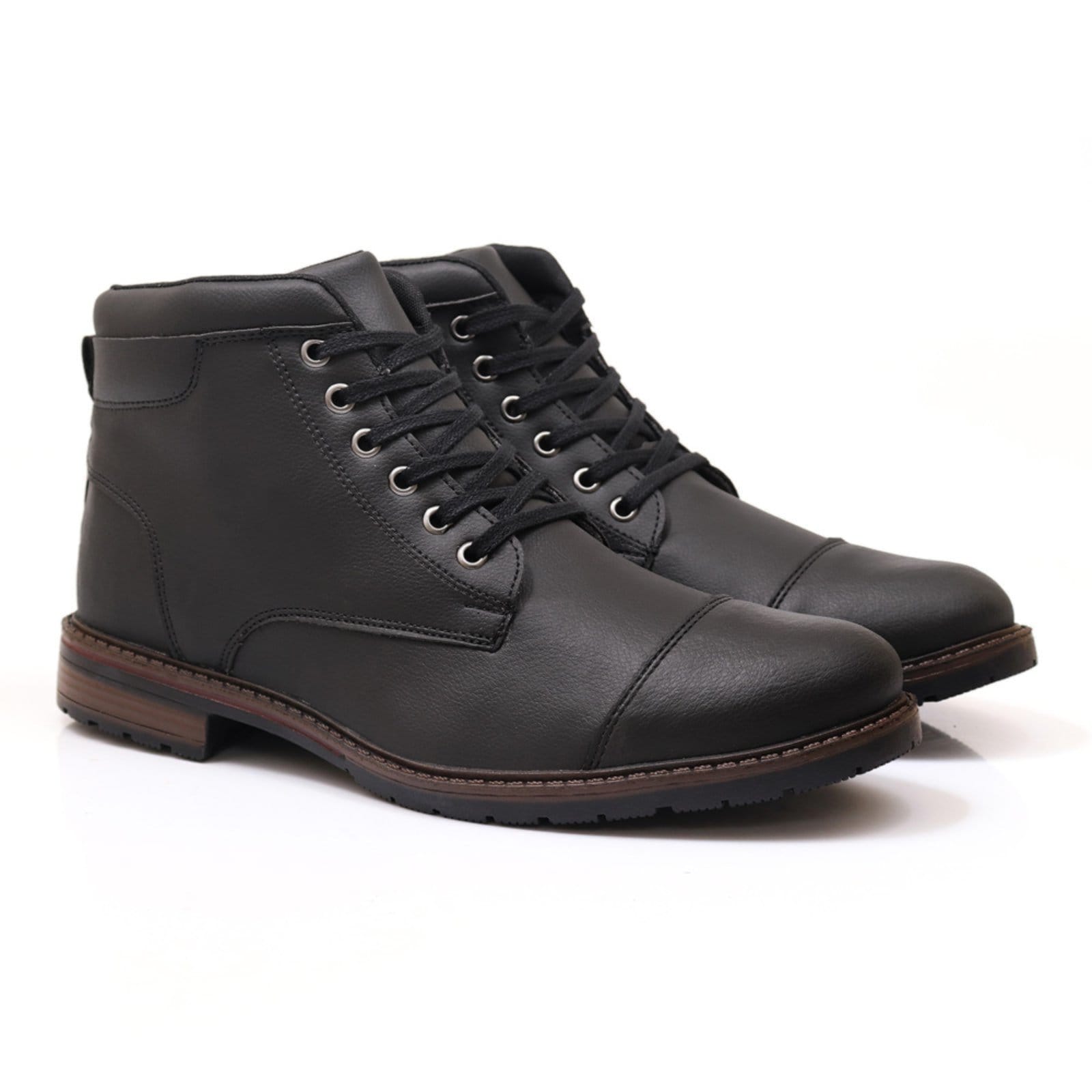 Vista principal Bota Coturno Masculino Nine4 Casual Macio Estilosa Nine4 preto