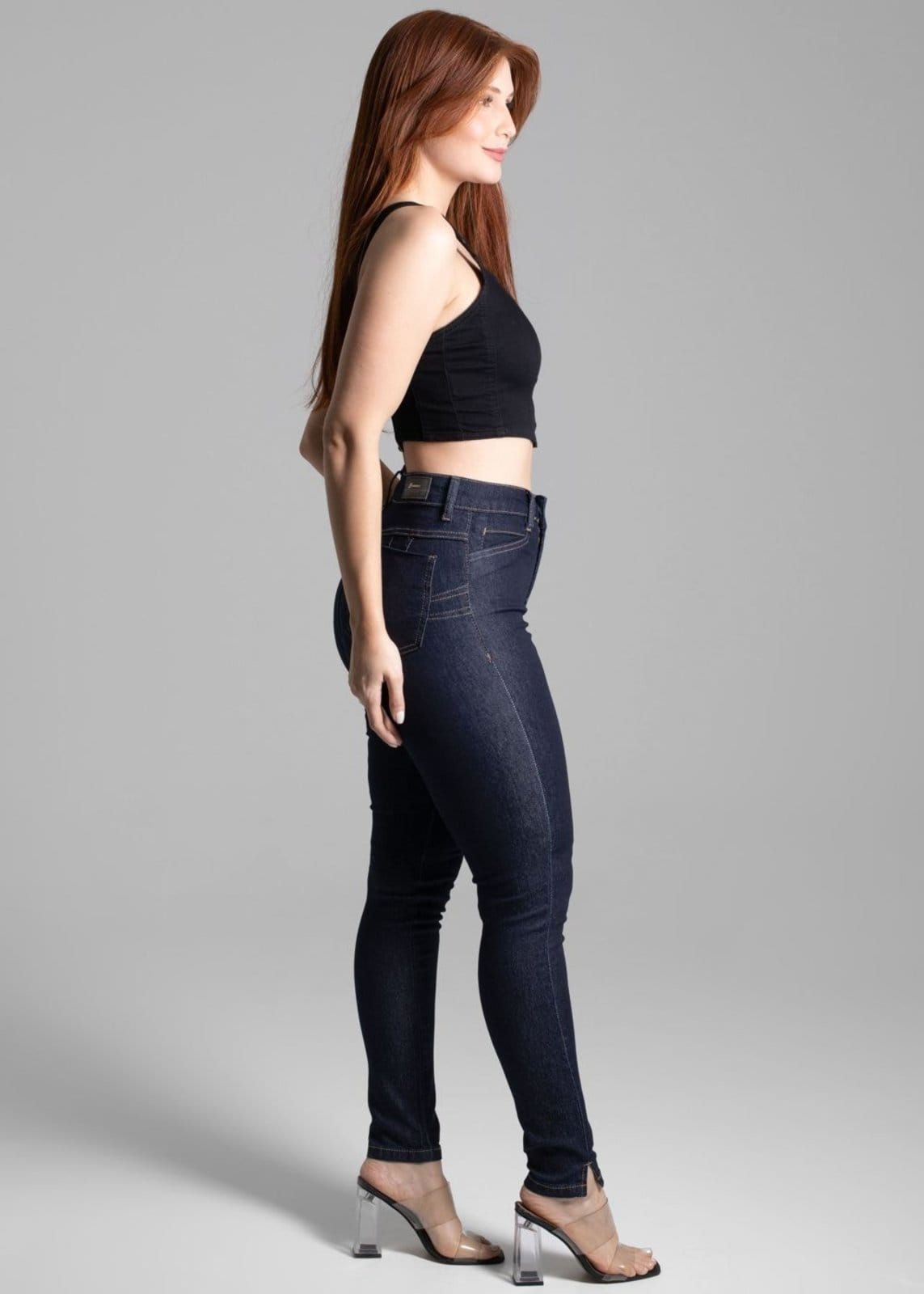 Vista 2 Calça Jeans Sawary Levanta Bumbum - 273614 Sawary azul