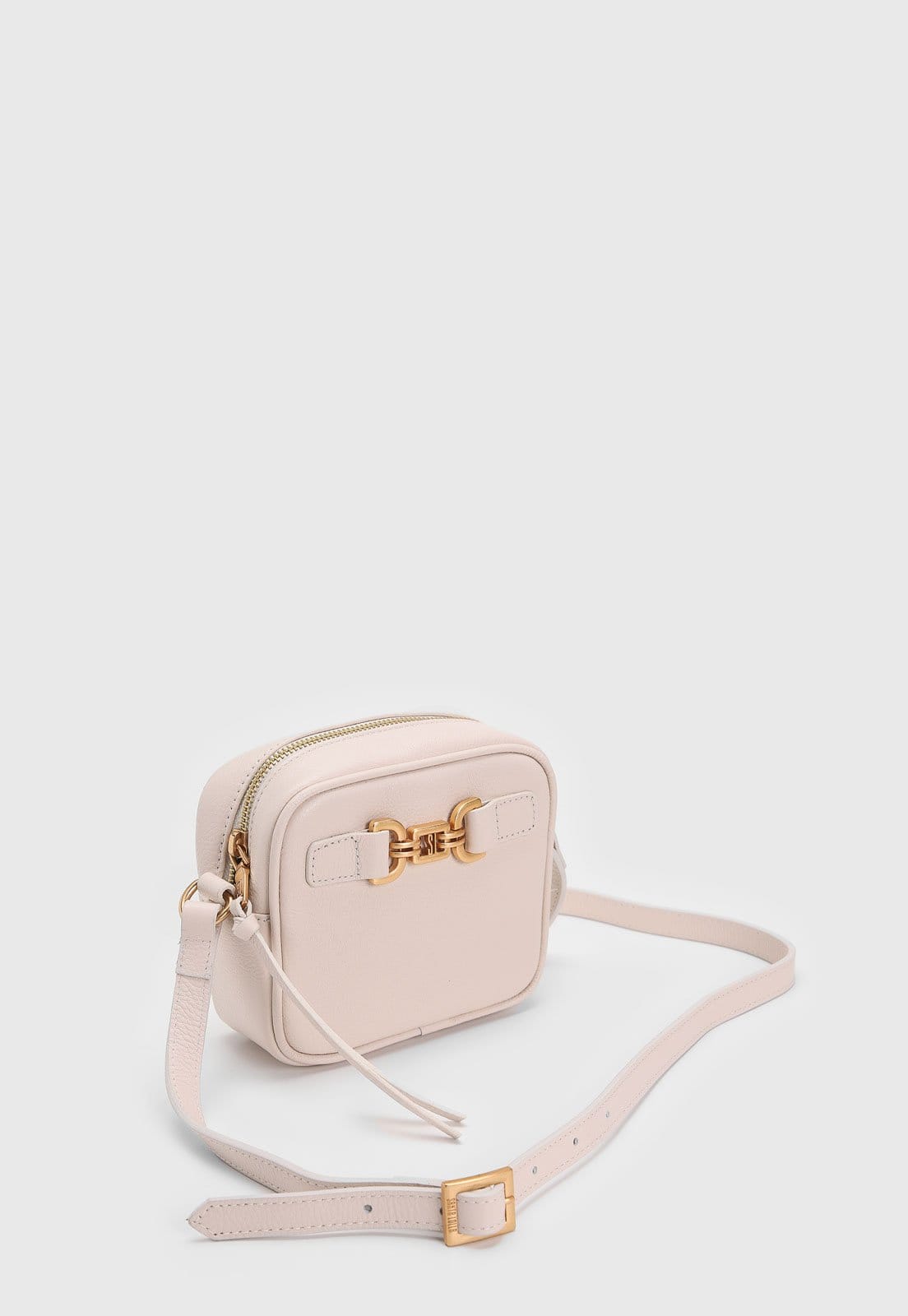 Vista 2 Bolsa Transversal Santa Lolla Alça Ajustavel Branca Santa Lolla branco