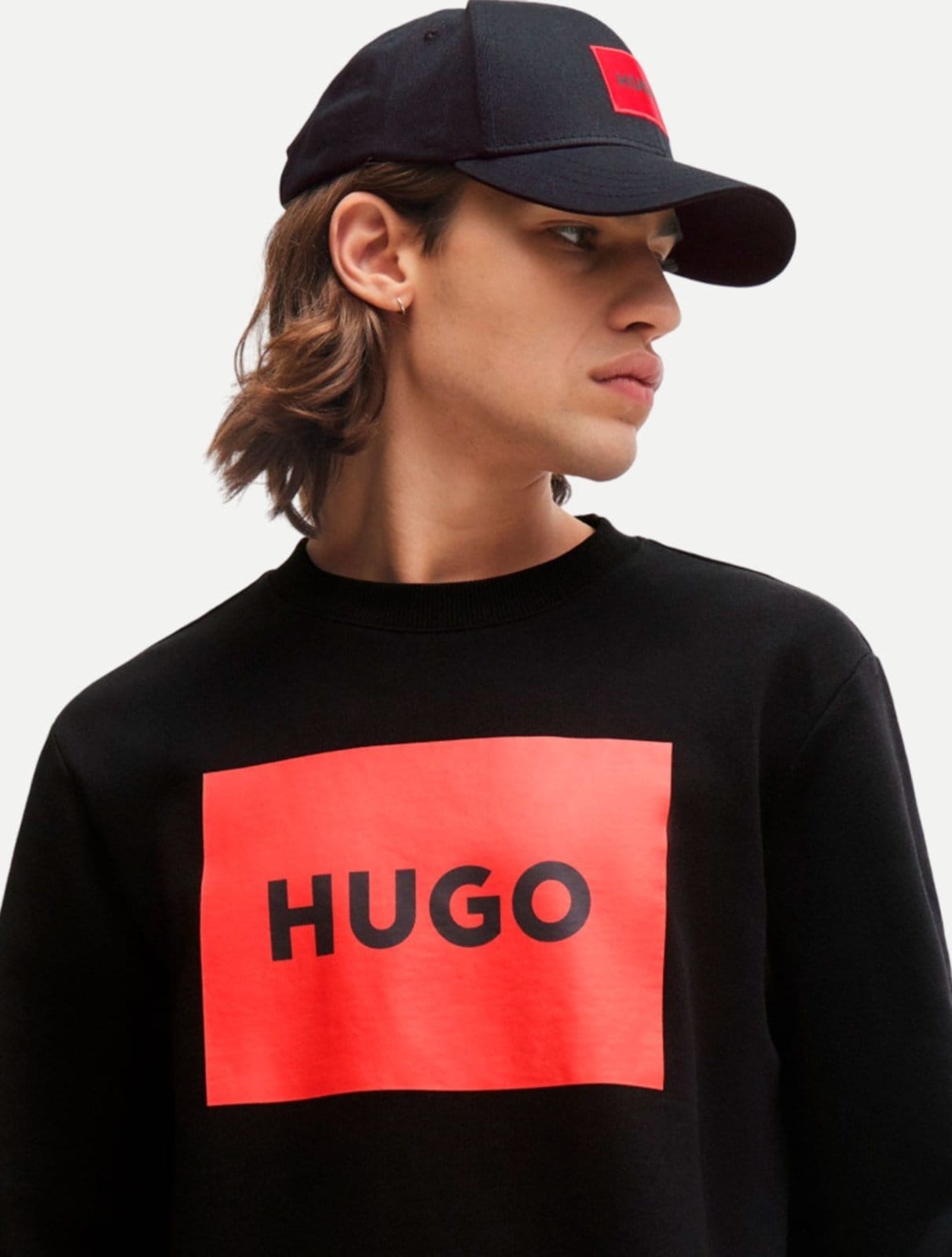 Vista 2 Blusa Hugo Boss Moletom Duragol222 Hugo Boss preto