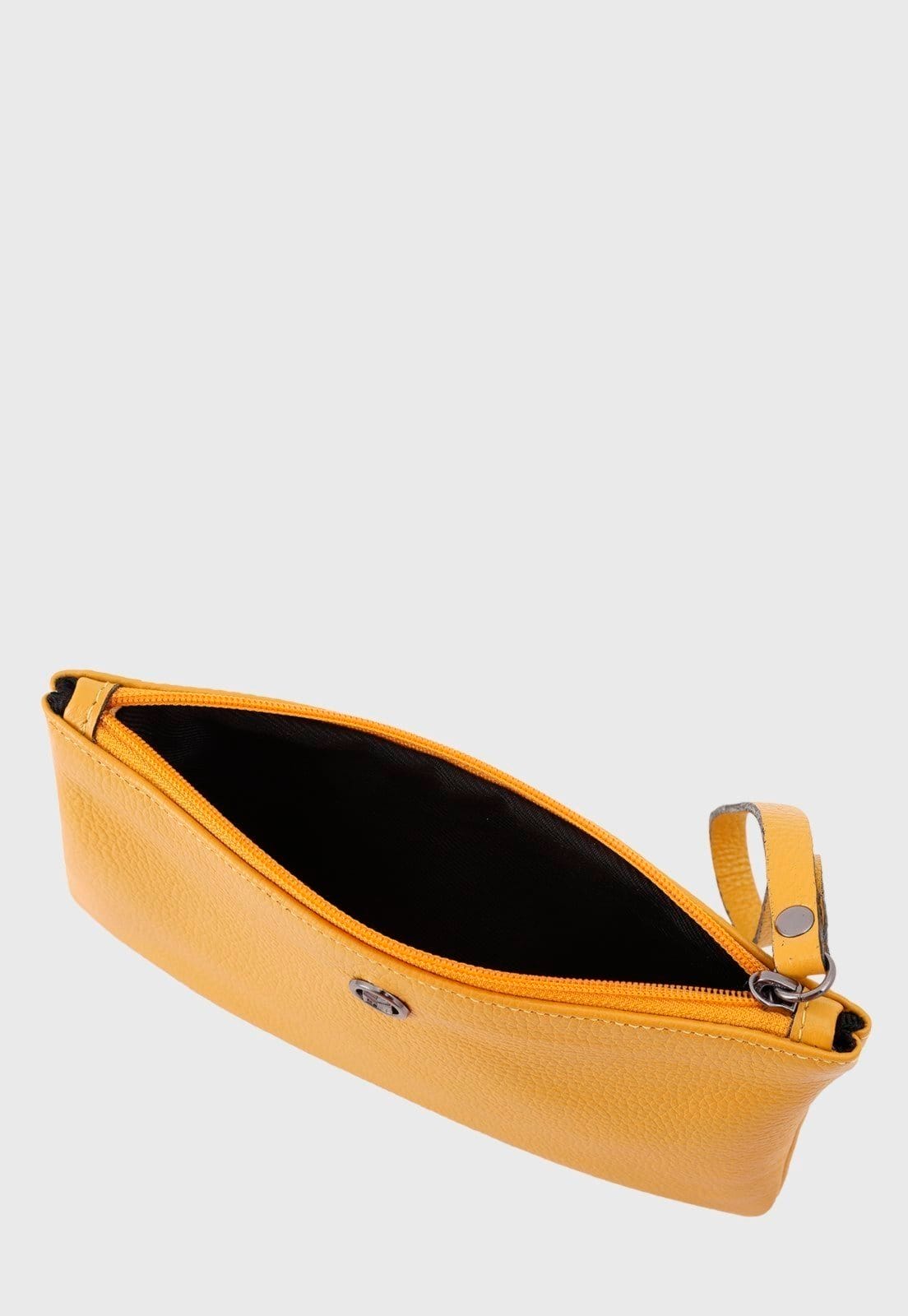 Vista 2 Bolsa Carteira Clutch Couro Mariart Cores 263CMRT Gold Mariart amarelo gold