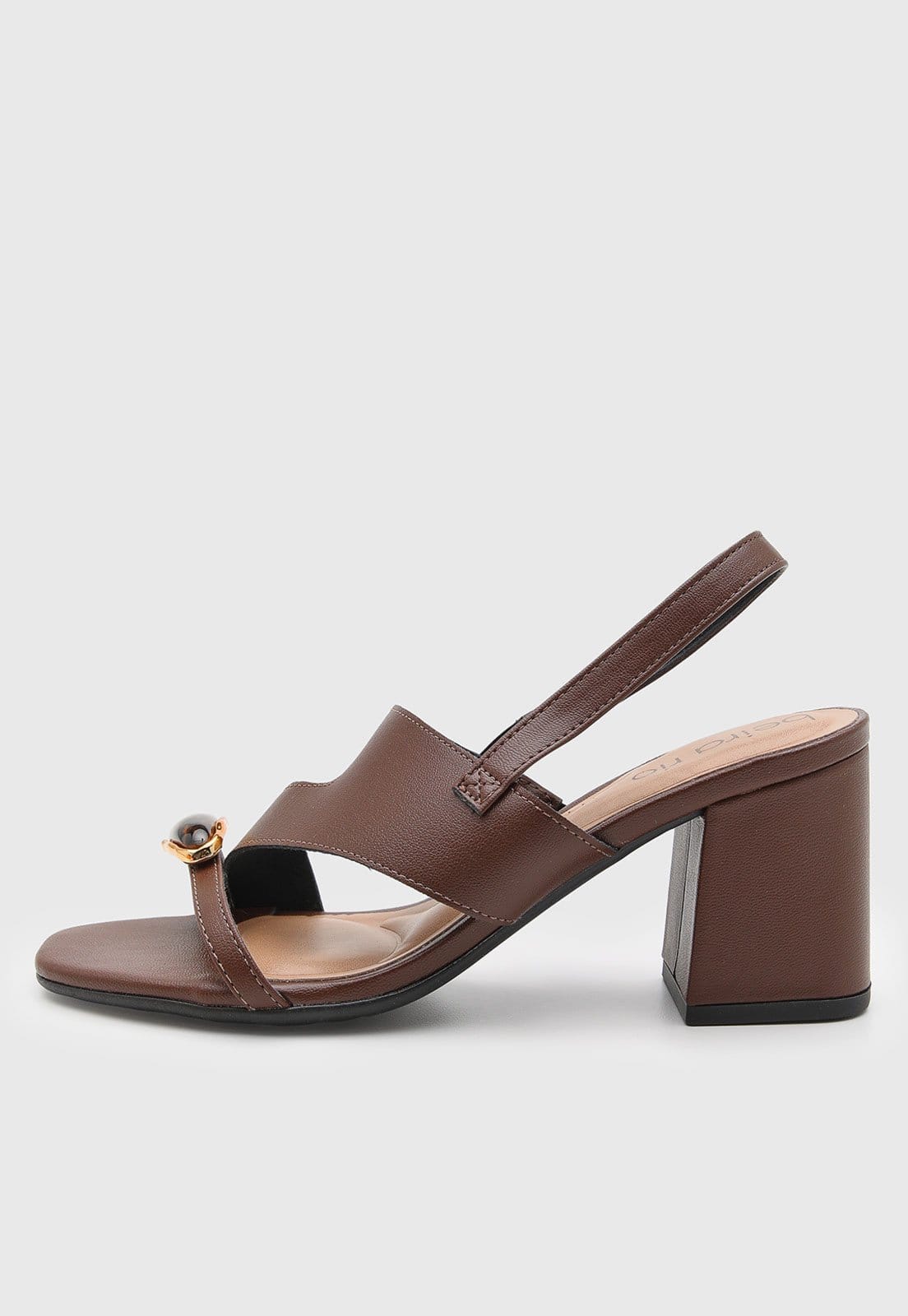 Sandália Feminina Beira Rio Ponta Quadrada