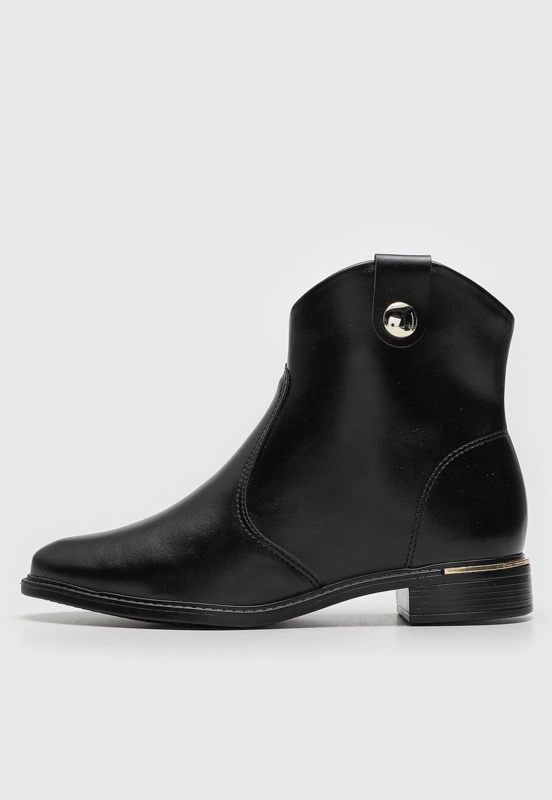 Vista principal Bota Vizzano Cano Curto Preta VIZZANO preto