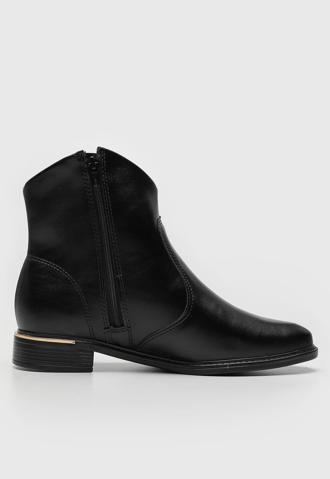 Vista 2 Bota Vizzano Cano Curto Preta VIZZANO preto