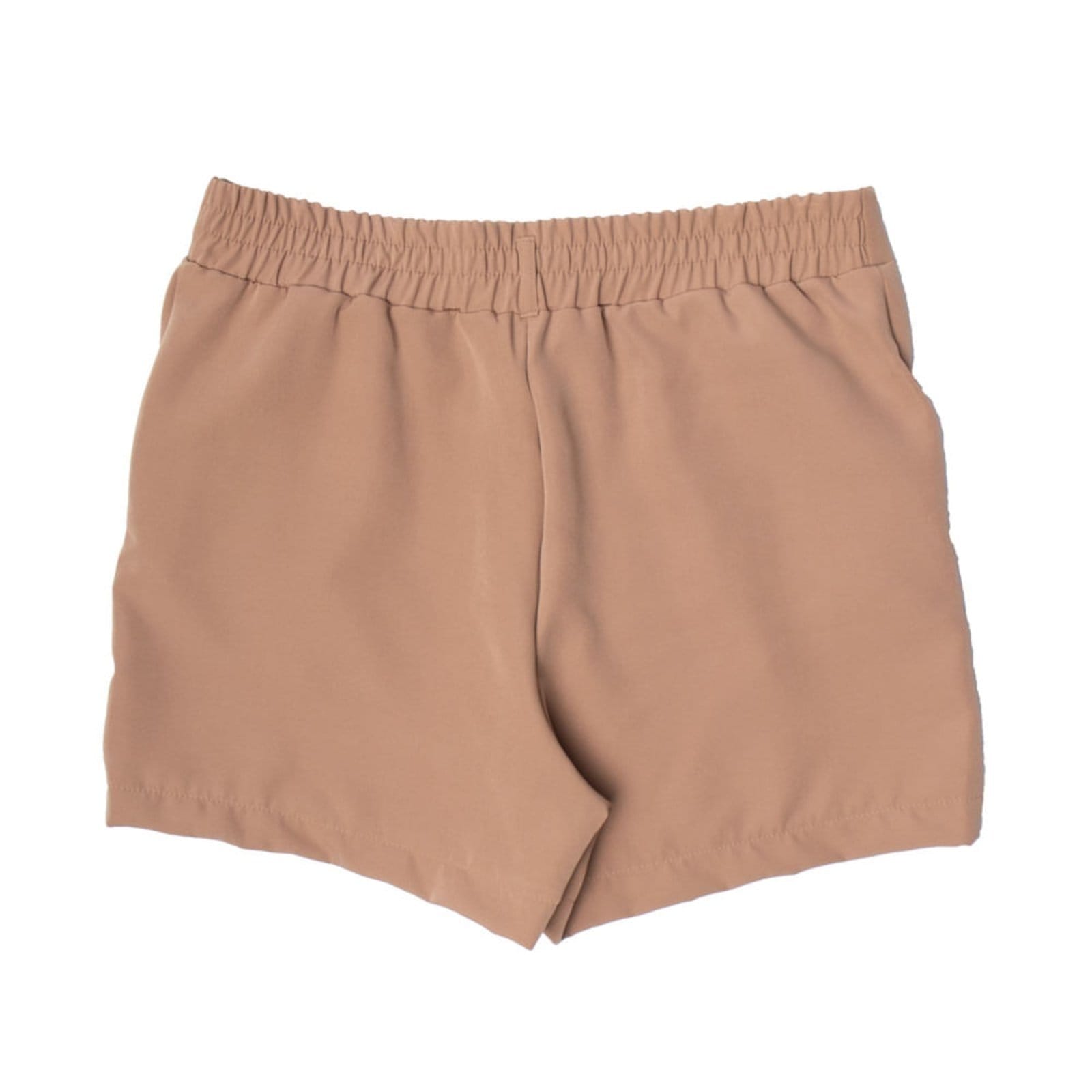 Vista 2 Short Feminino Plus Size Secret Glam Alfaiataria Rovitex bege