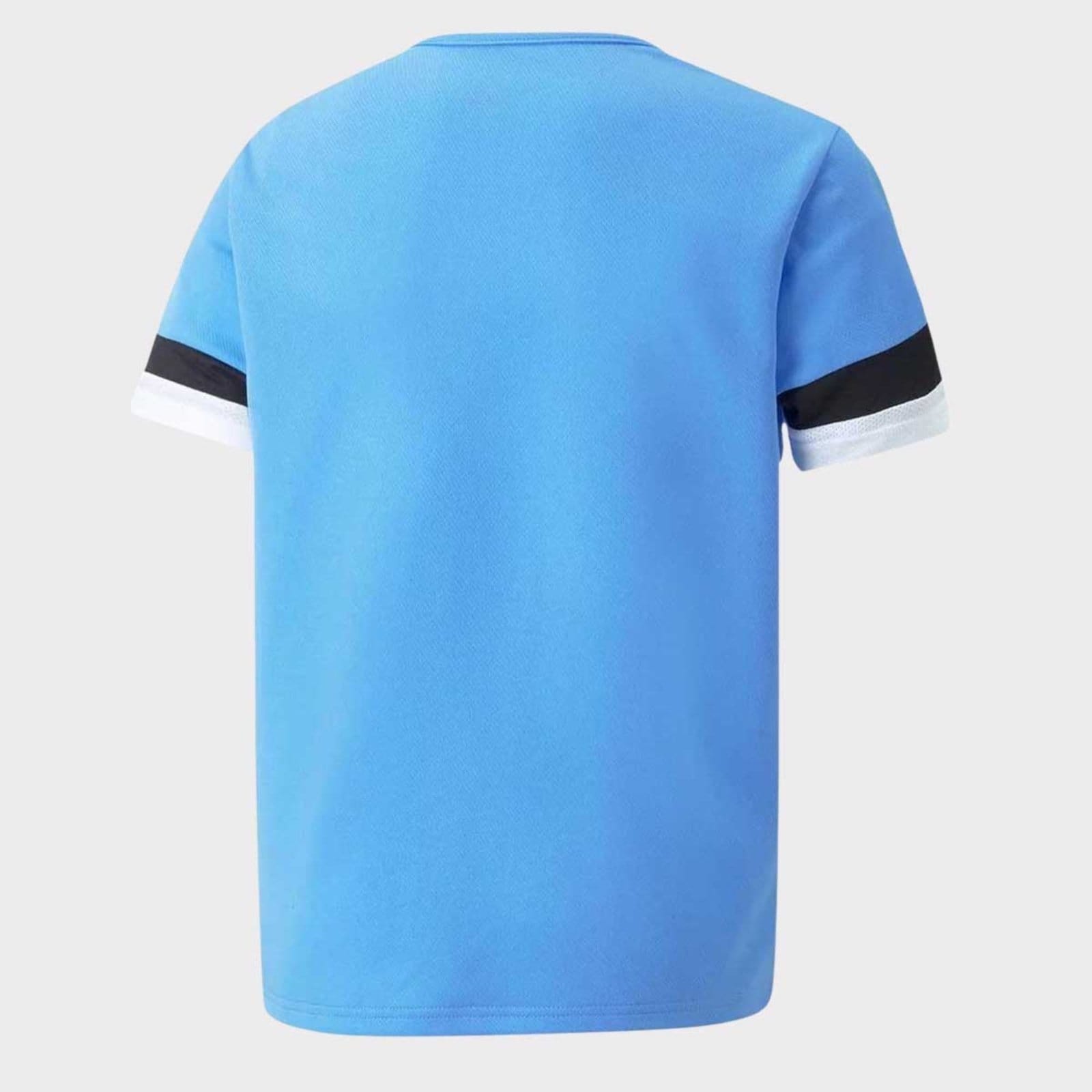 Vista 2 Camisa Puma Teamrise Juvenil Puma azul