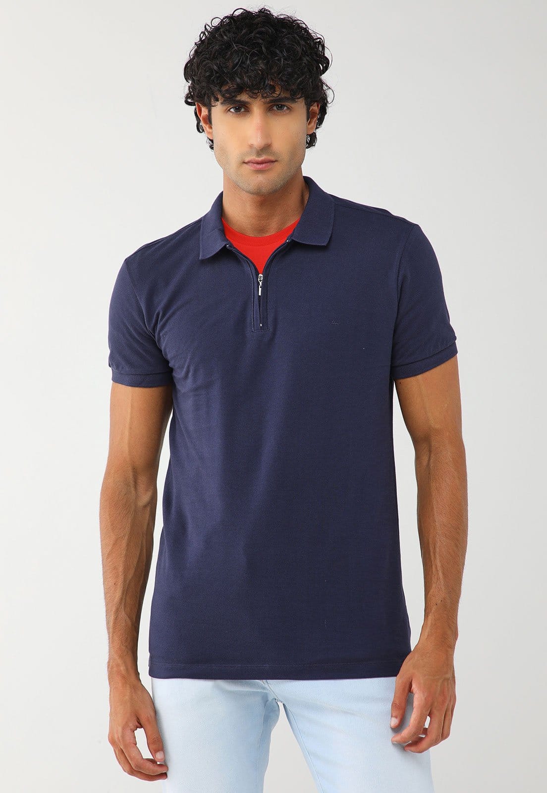 Polo Masculina Aramis Fechamento Zíper