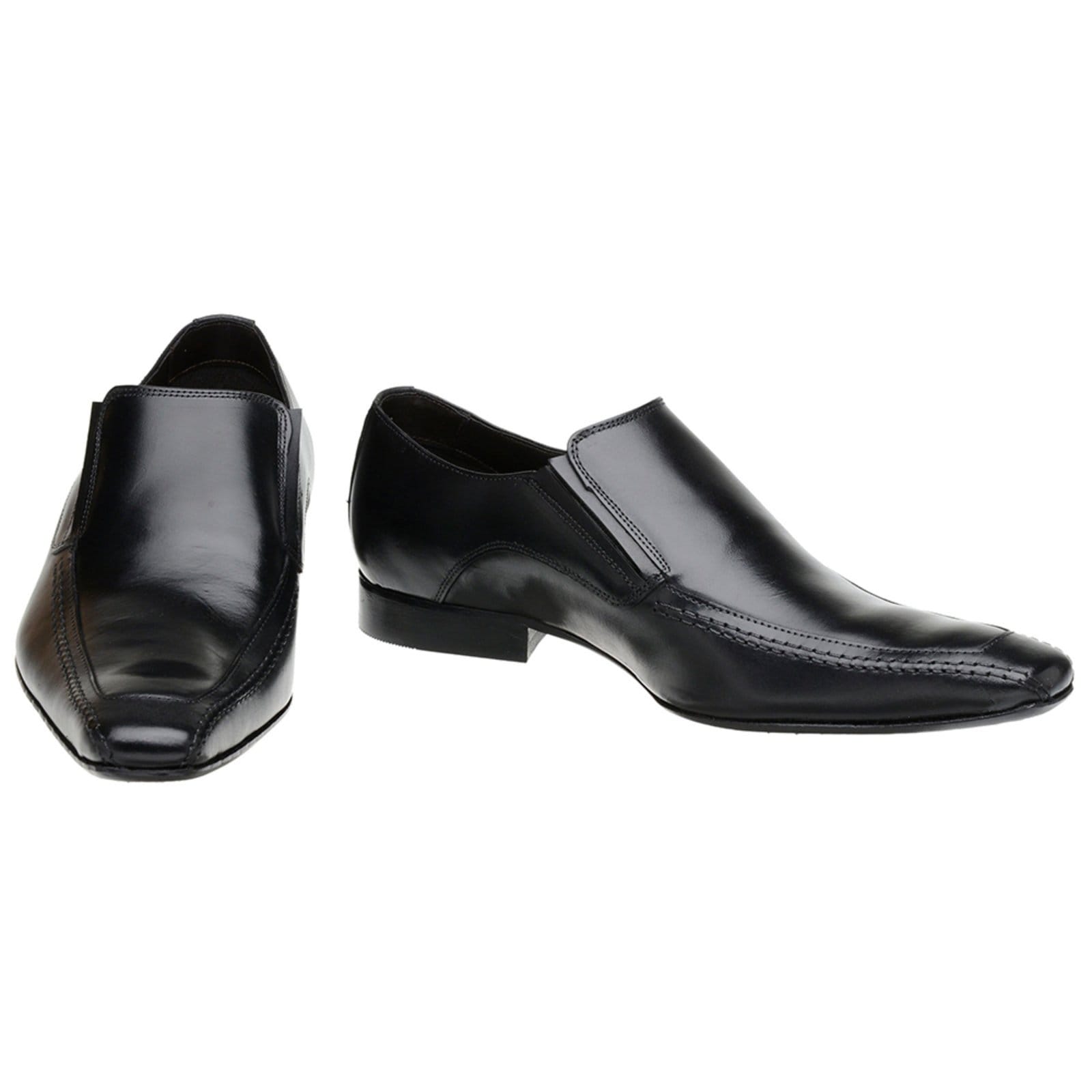 Vista 2 Sapato Social Malbork em Couro Estilo Italiano 34669P Malbork preto