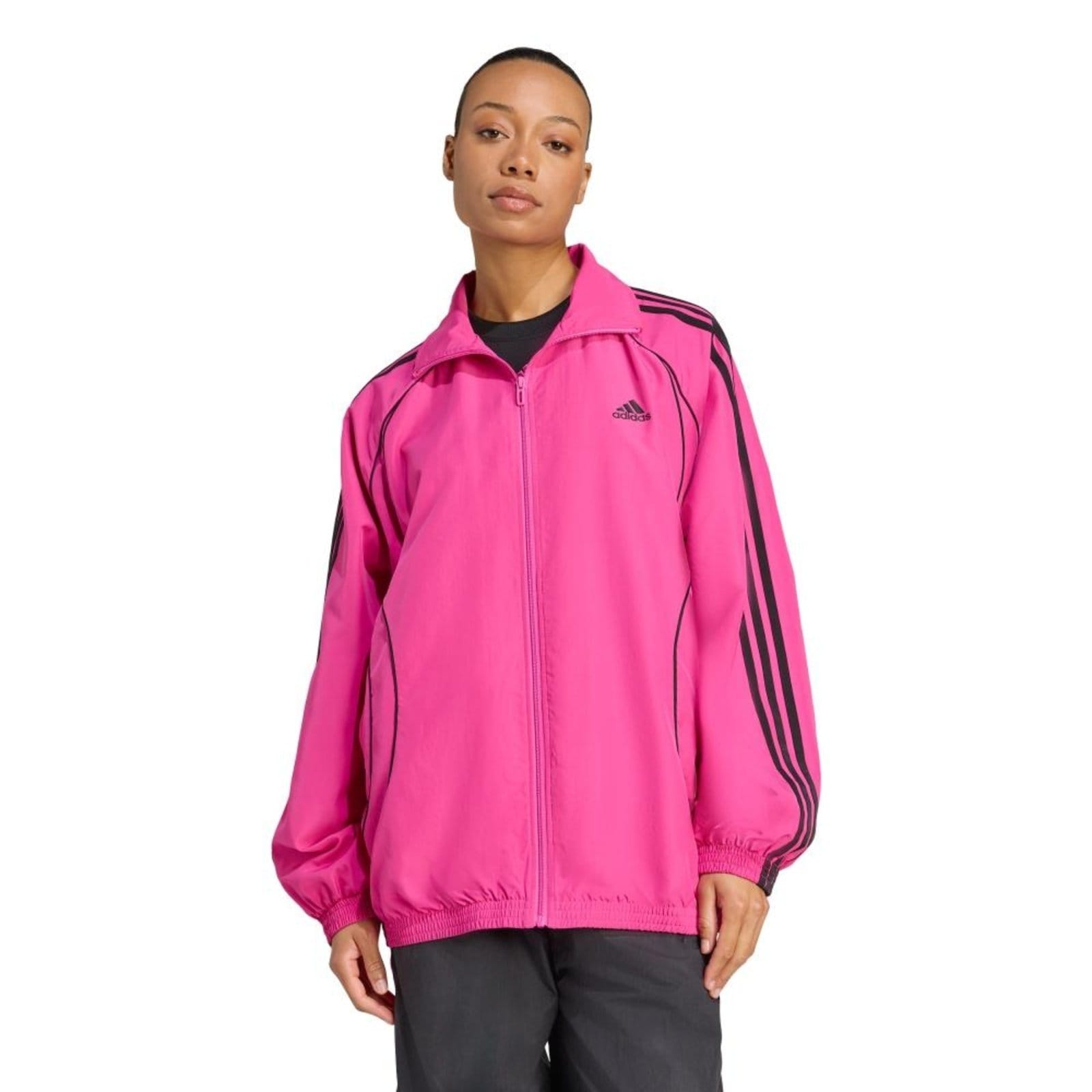 Vista principal Jaqueta Teamgeist Adicolor Woven Oversized adidas Originals Adidas rosa