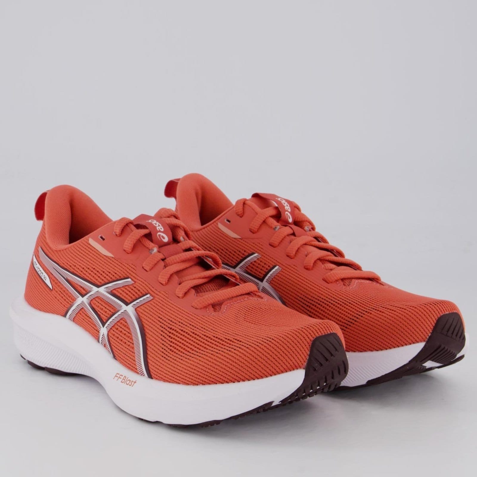 Vista 2 Tênis Asics GT 1000 14 Feminino Rosa ASICS laranja rosa