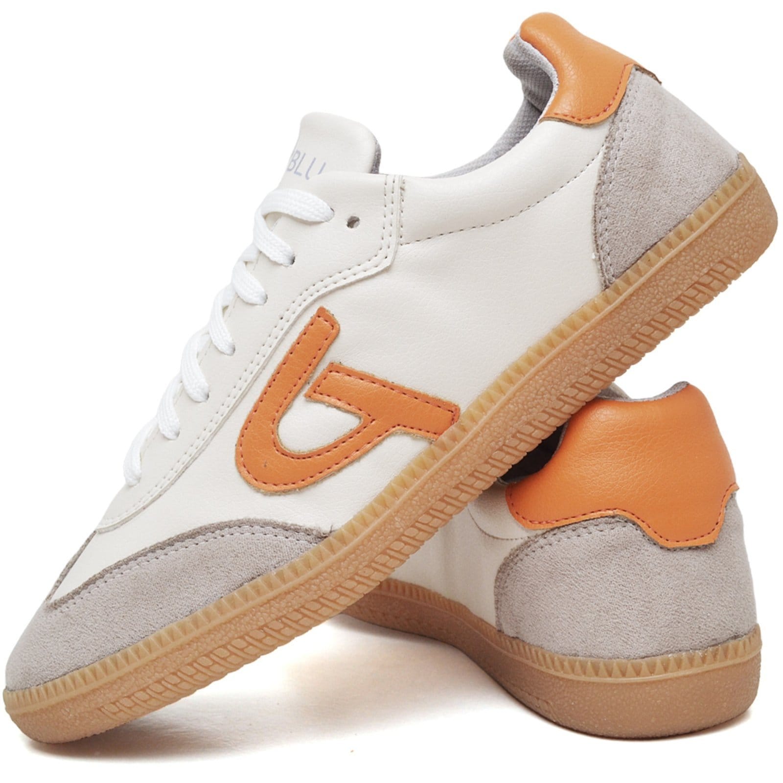 Vista 2 Tênis Feminino Sola Baixa Polo Blu Estiloso e Confortável Laranja do 34 ao 43 Polo Blu laranja blu