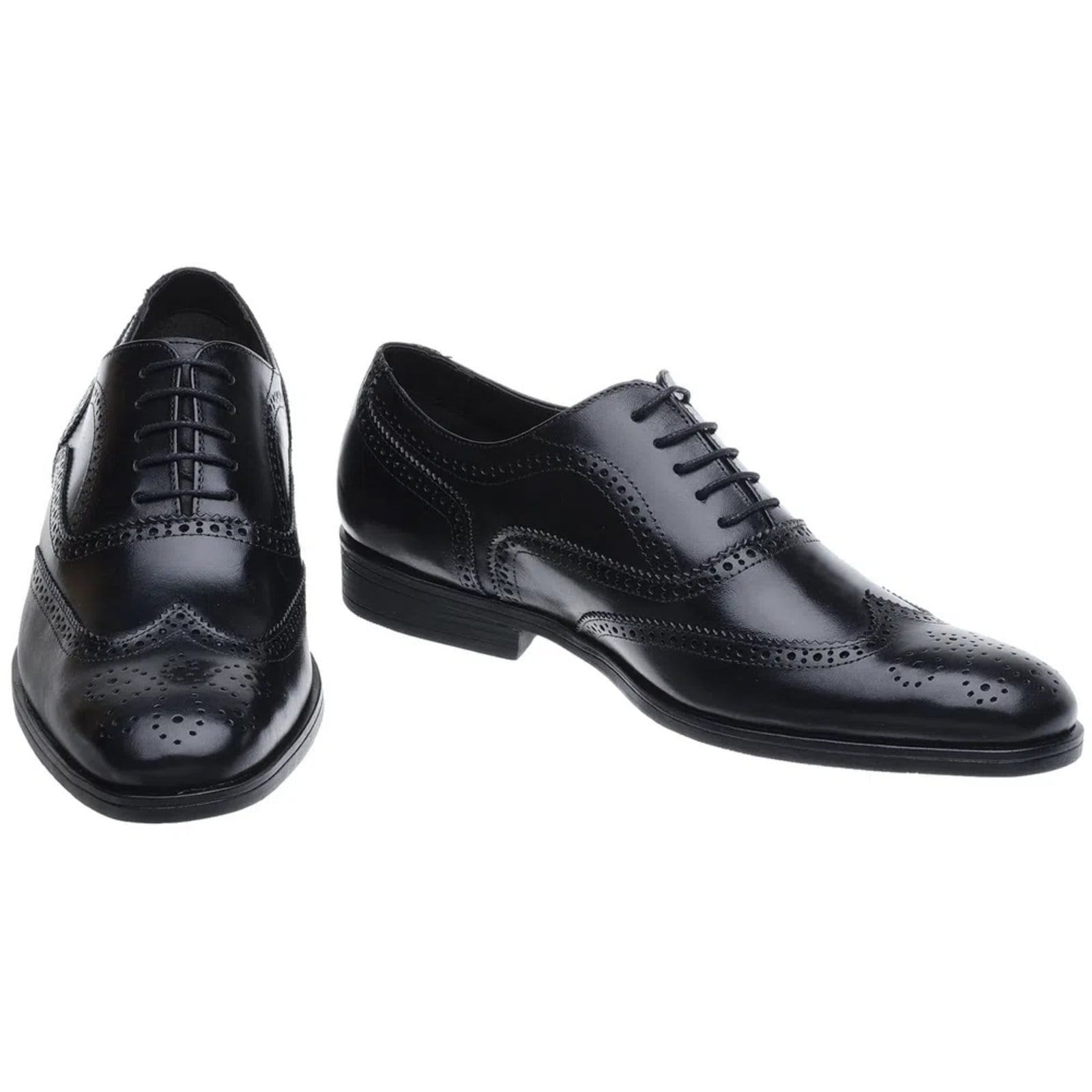 Vista 2 Sapato Oxford Feminino Malbork em Couro Solado Comfort 60409FP Malbork preto