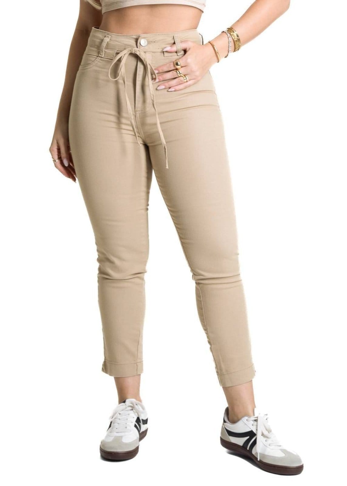 Calça Sarja Sawary Cropped - 281686