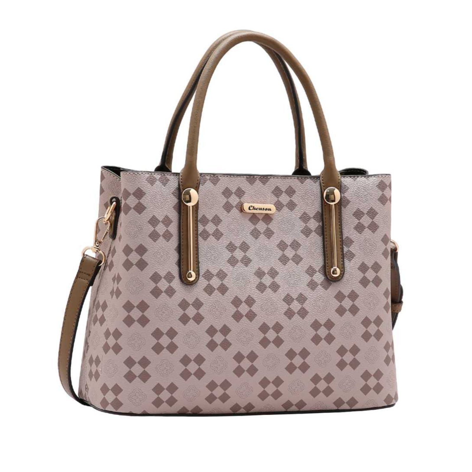 Bolsa Feminina Chenson New Elemento Gráfico 3485295 Natural