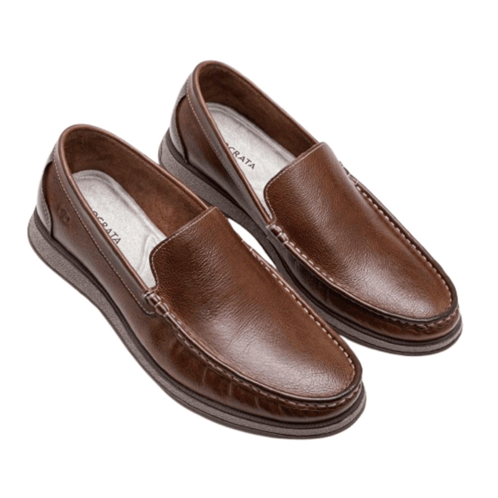 Vista 2 Sapatos Democrata Nash Conhaque T 25 DEMOCRATA marrom