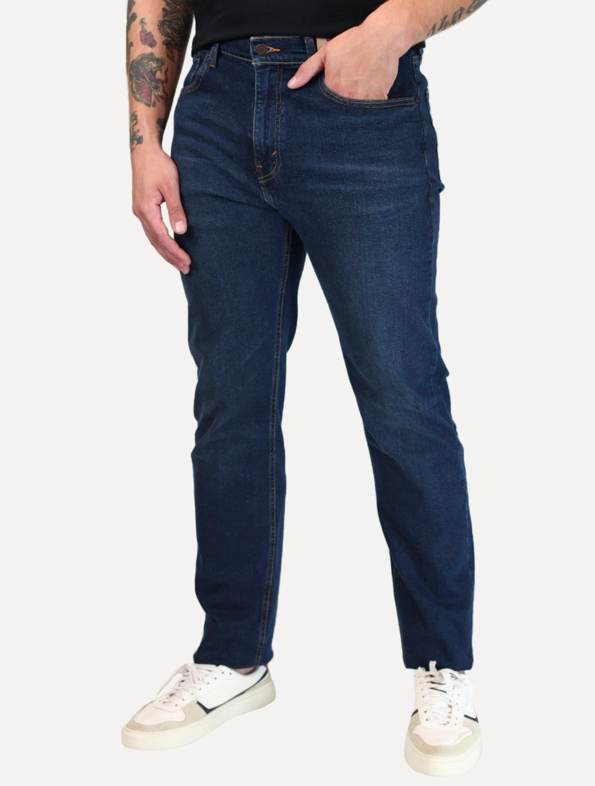 Calça Levis Jeans Masculina 505 Regular Blue Dark