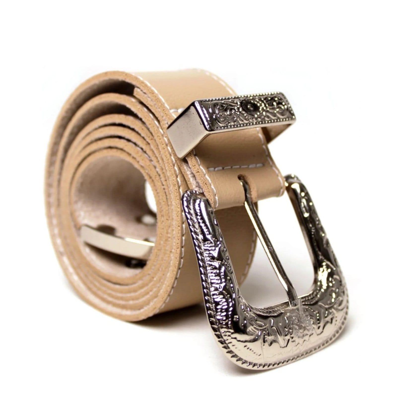 Vista 2 Cinto Feminino Boho Artlux Amêndoa FM00 Artlux amarelo