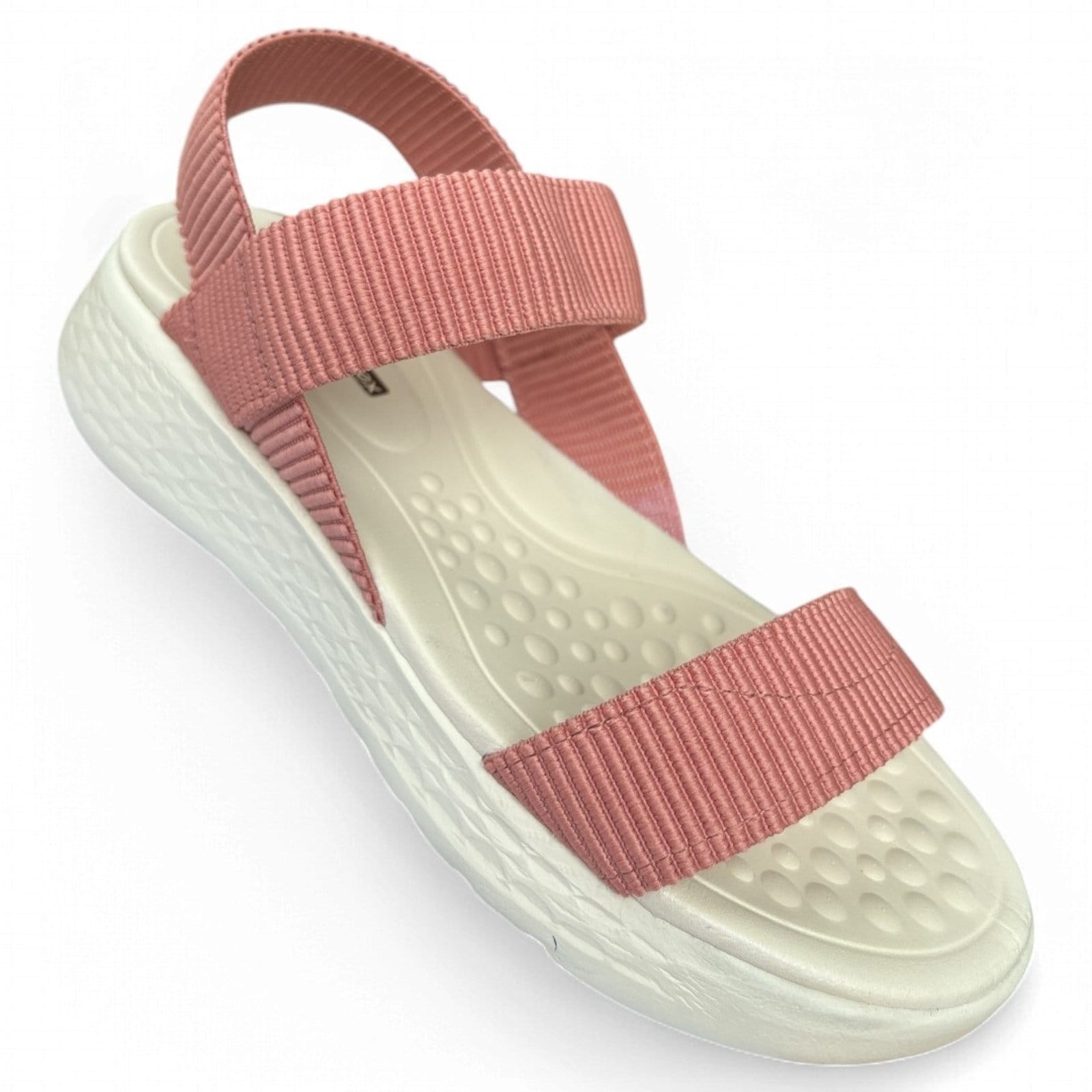 Vista 2 Sandália Feminina Elástico Comfortflex 2547302-1 Comfortflex rosa