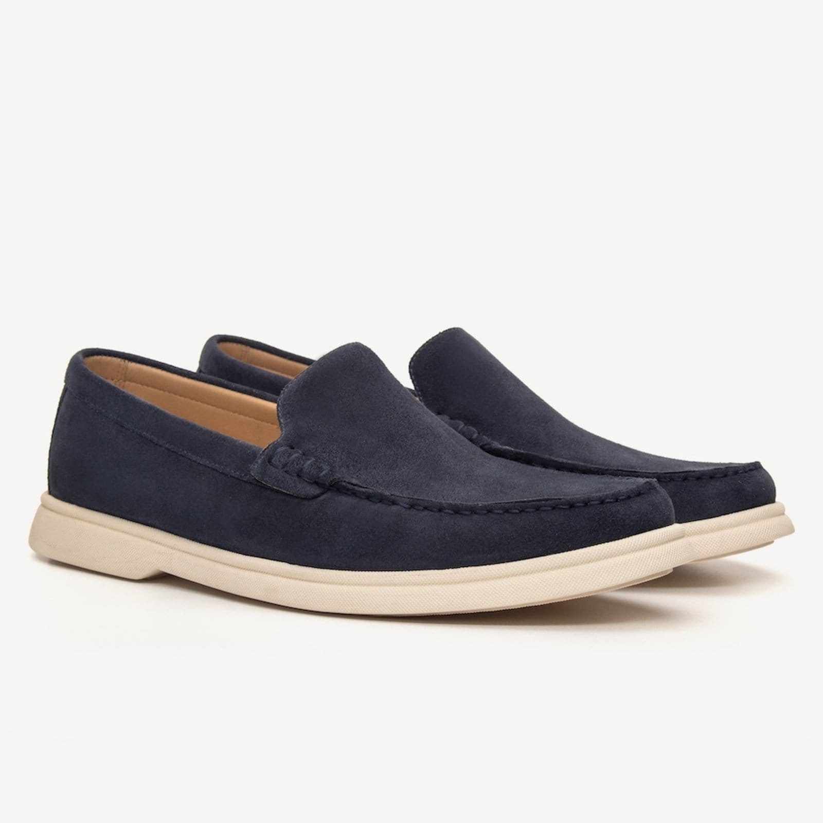 Loafer Masculino em Couro Sardine Marinho