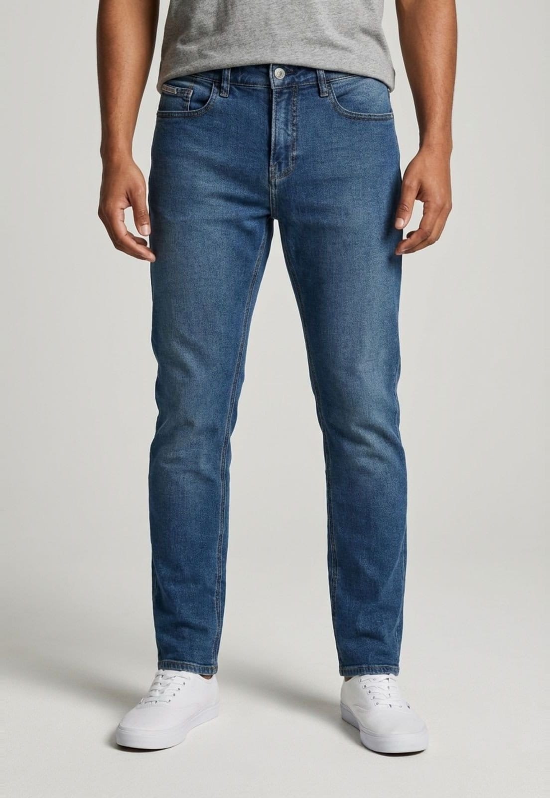 Calça Jeans Masculina Calvin Klein Skinny 5 Pockets