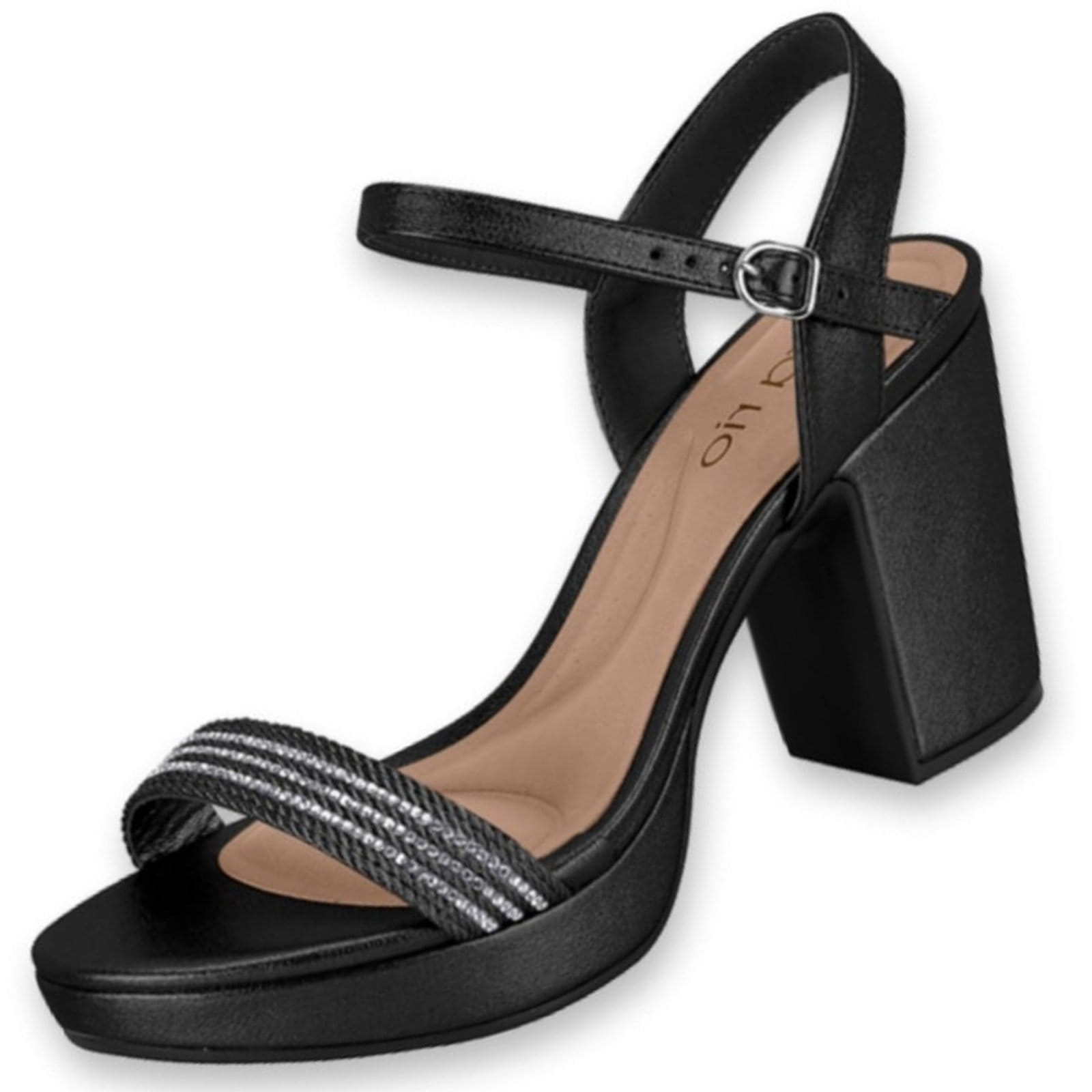 Vista 2 Sandalia Beira Rio 8371.222 Feminina BR SPORTS preto