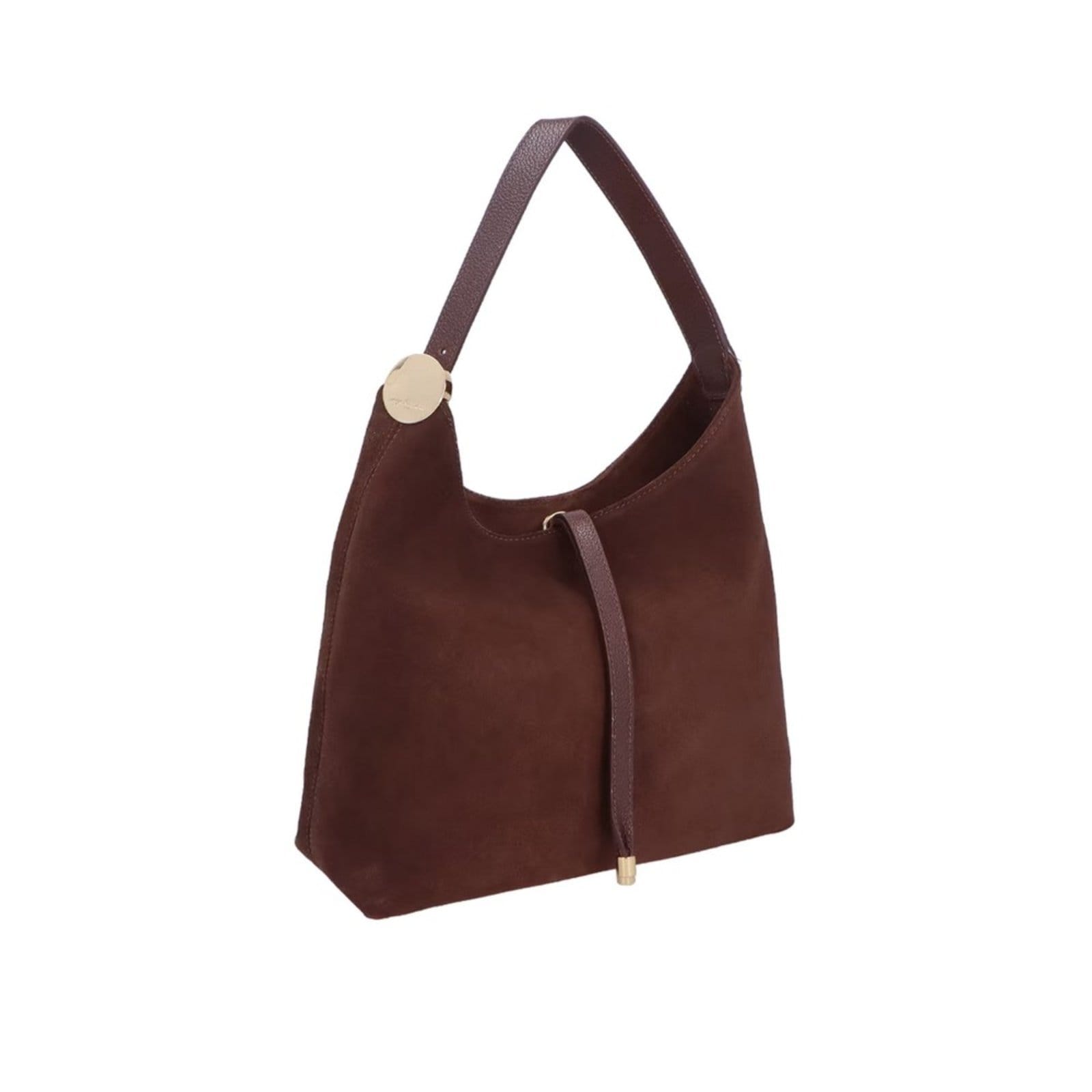 Vista 2 Bolsa Tote Luiza Barcelos 77771231 Escuro Luiza Barcelos marrom