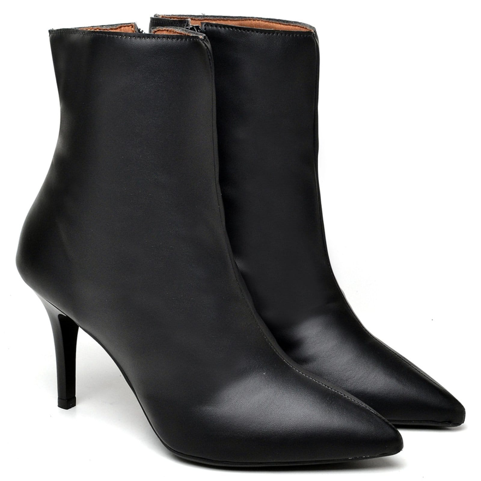 Bota Cano Curto Salto Fino Médio Napa Ella's