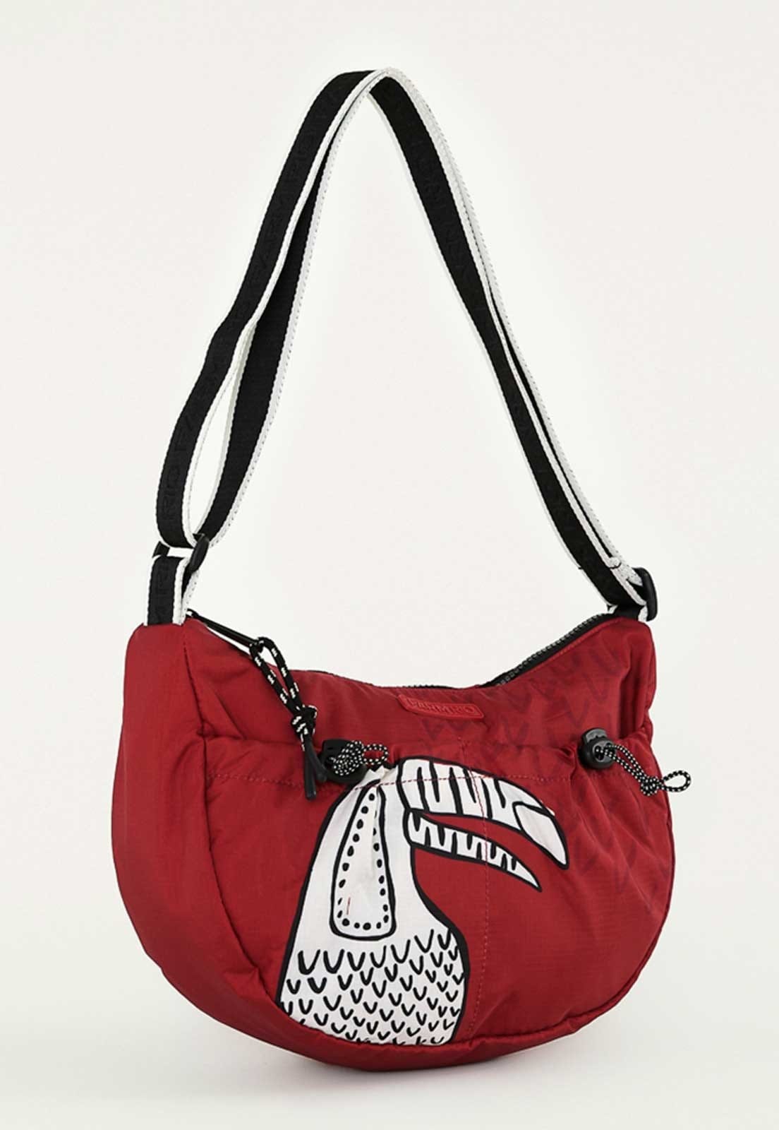 Vista 2 Bolsa Feminina FARM Estampa Tucano Vermelha FARM vermelho