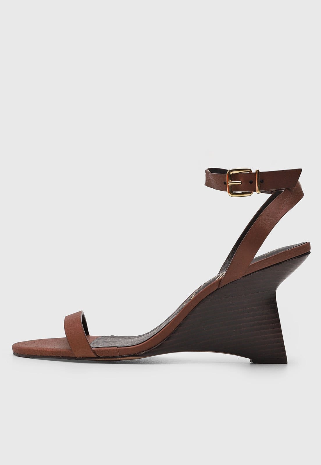 Sandália Feminina Luiza Barcelos Salto Médio Fivela