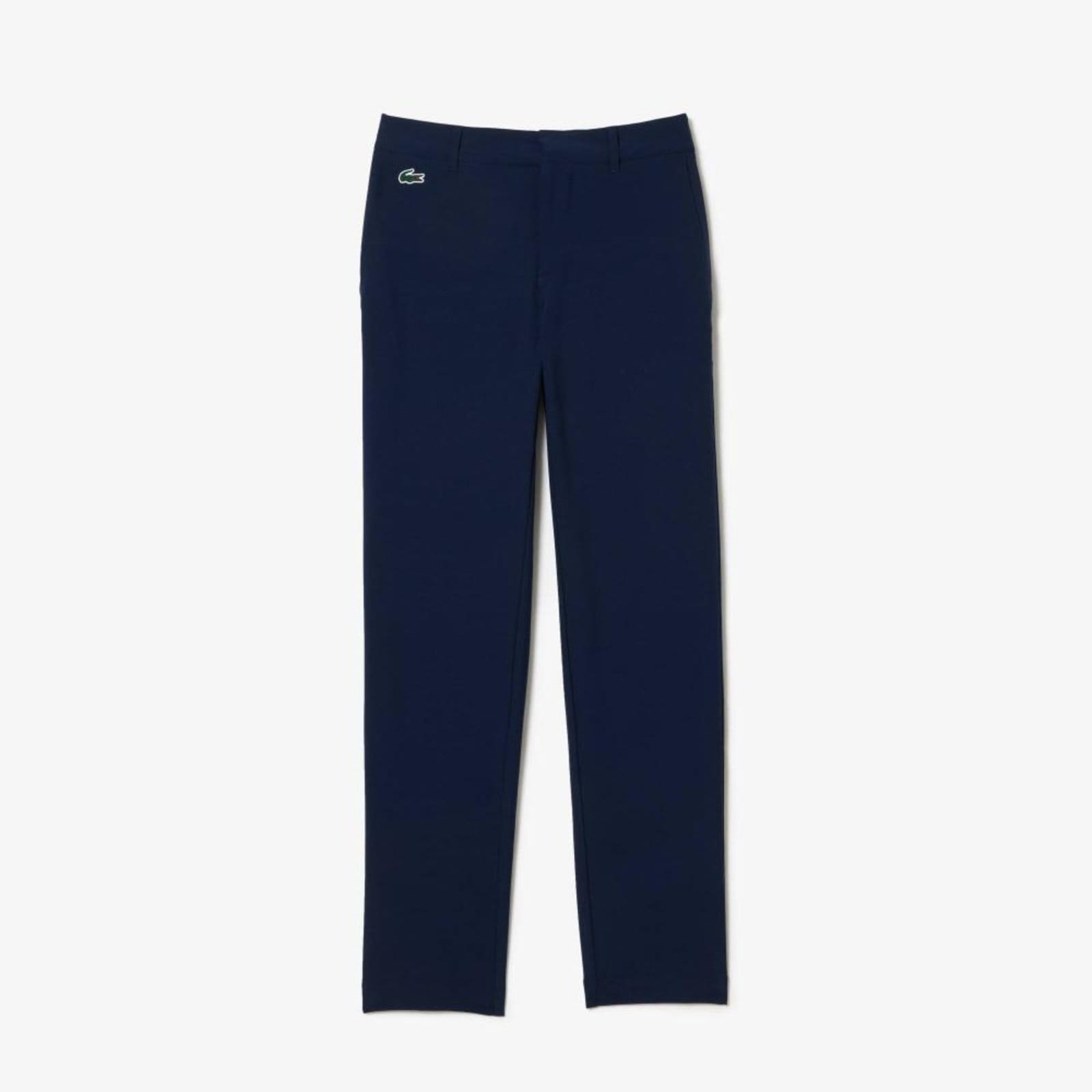 Calça Lacoste Golf Slim Fit em sarja absorvente