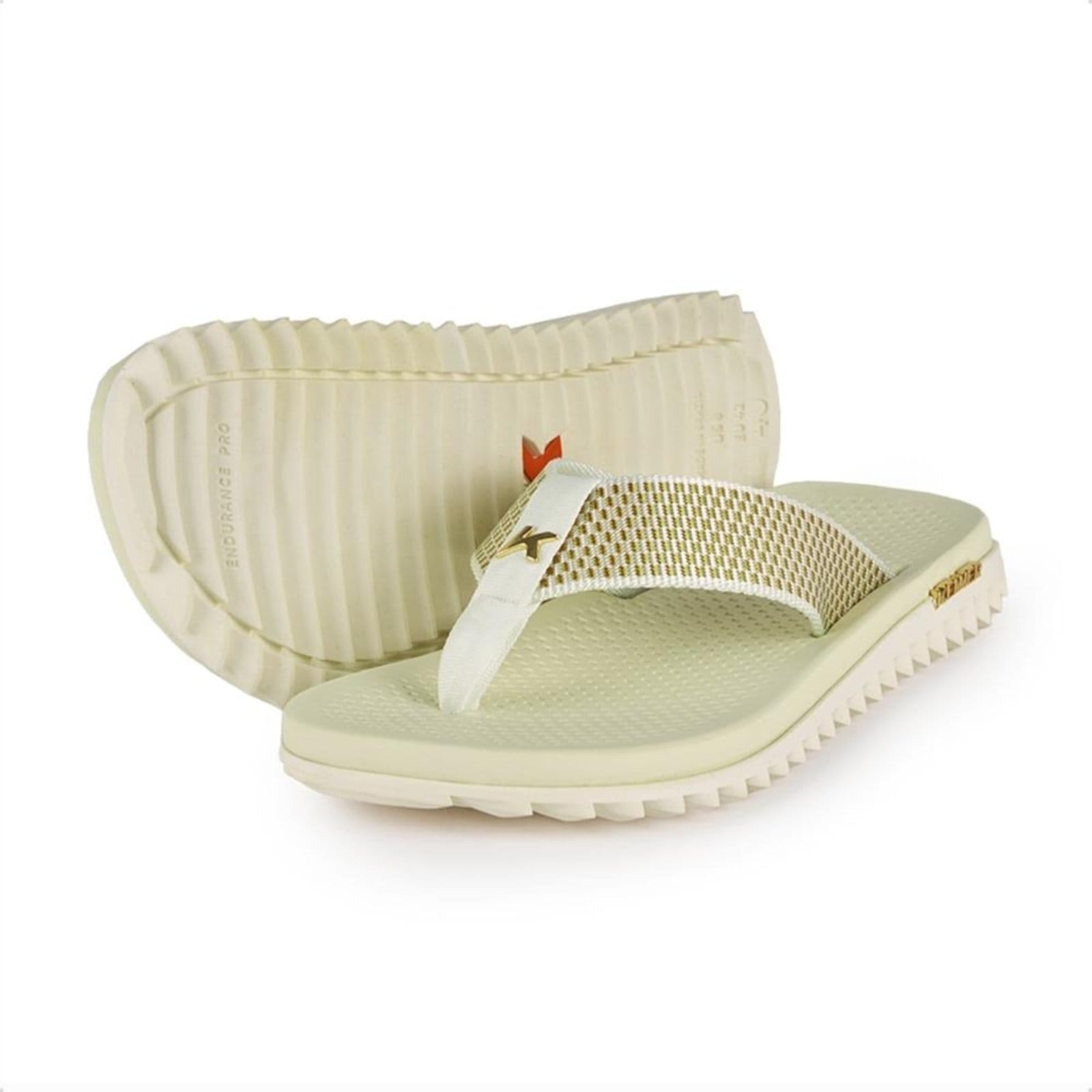 Vista 2 Chinelo Kenner Masculino Kivah Pro Dots Off-white 745 off-white white