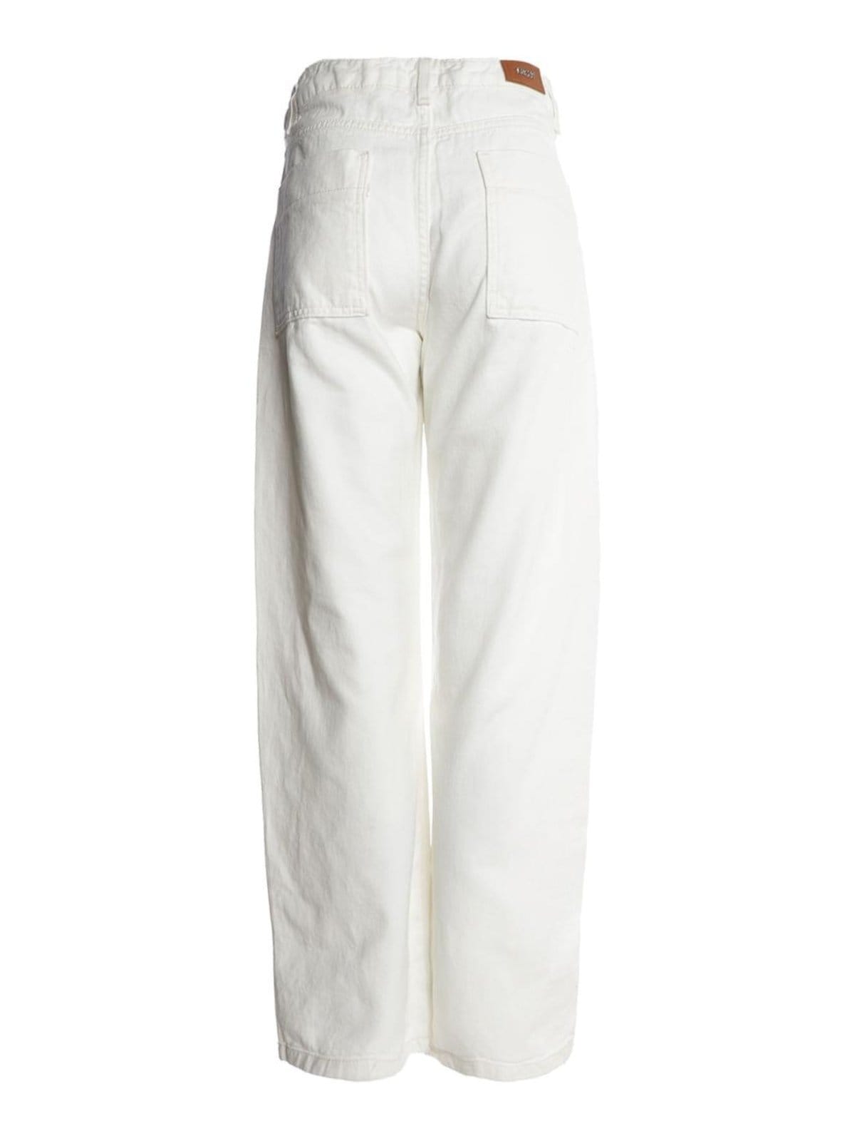 Vista 2 Calça Sarja Barrel Sawary Feminina OFF WHITE Sawary unico white