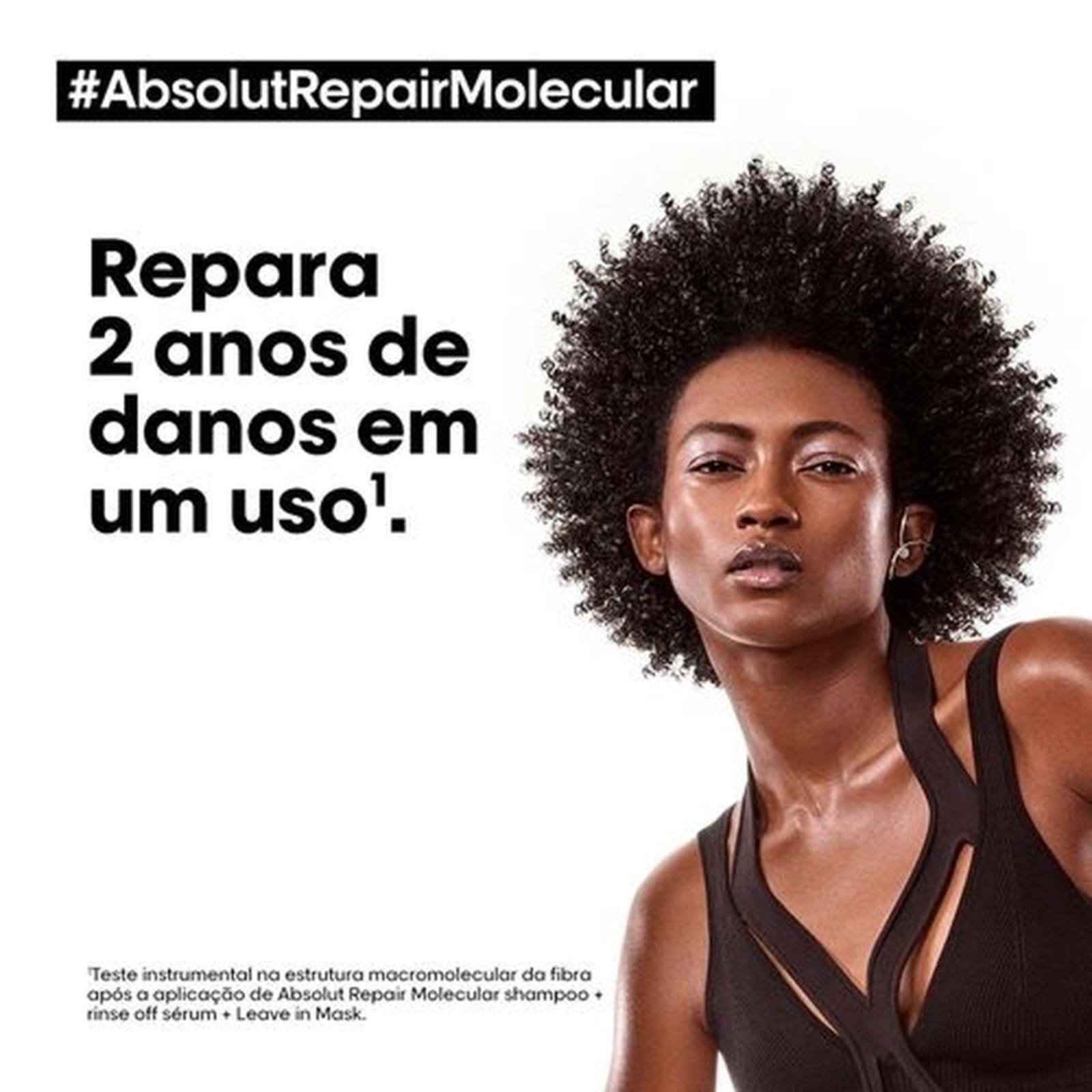 Vista 2 L'Oréal Professionnel Absolut Repair Molecular - Shampoo 1,5L L'Oreal Professionnel multicolorido