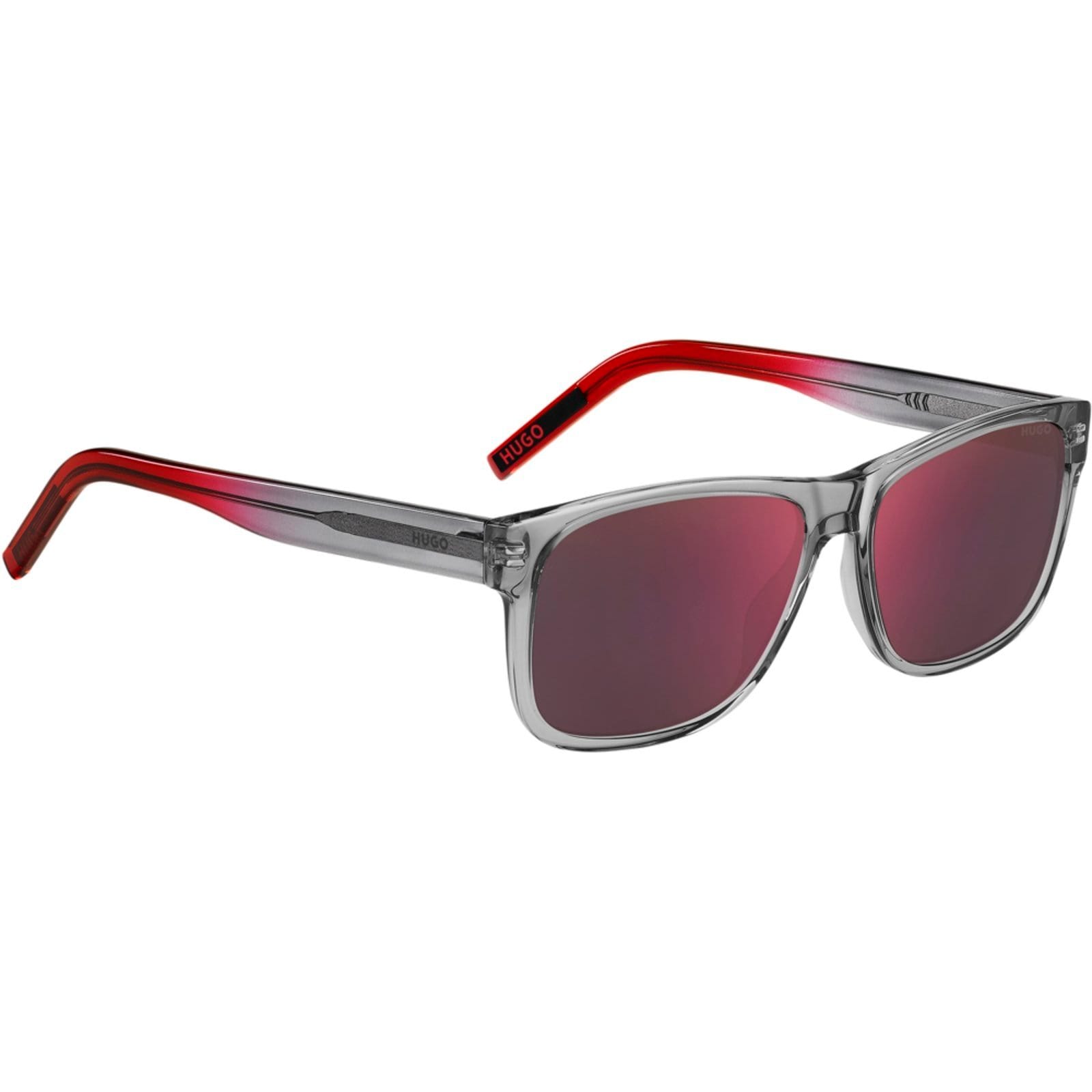Vista 2 Óculos de Sol Hugo Boss 1260 S 268 57AO Masculino Carrera cinza