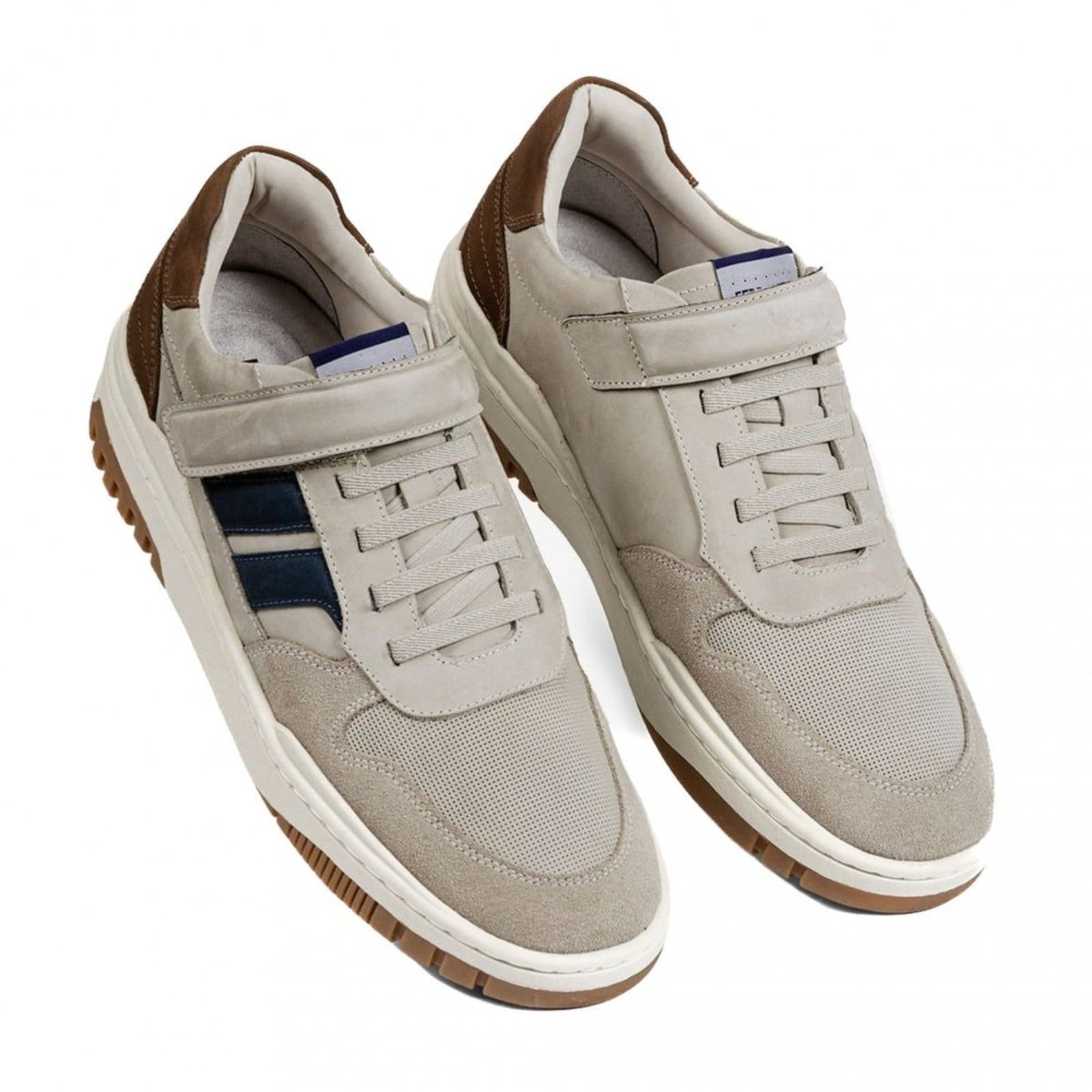 Vista 2 Sapatênis Masculino Ferracini Max 7403-683e Ferracini FERRACINI bege