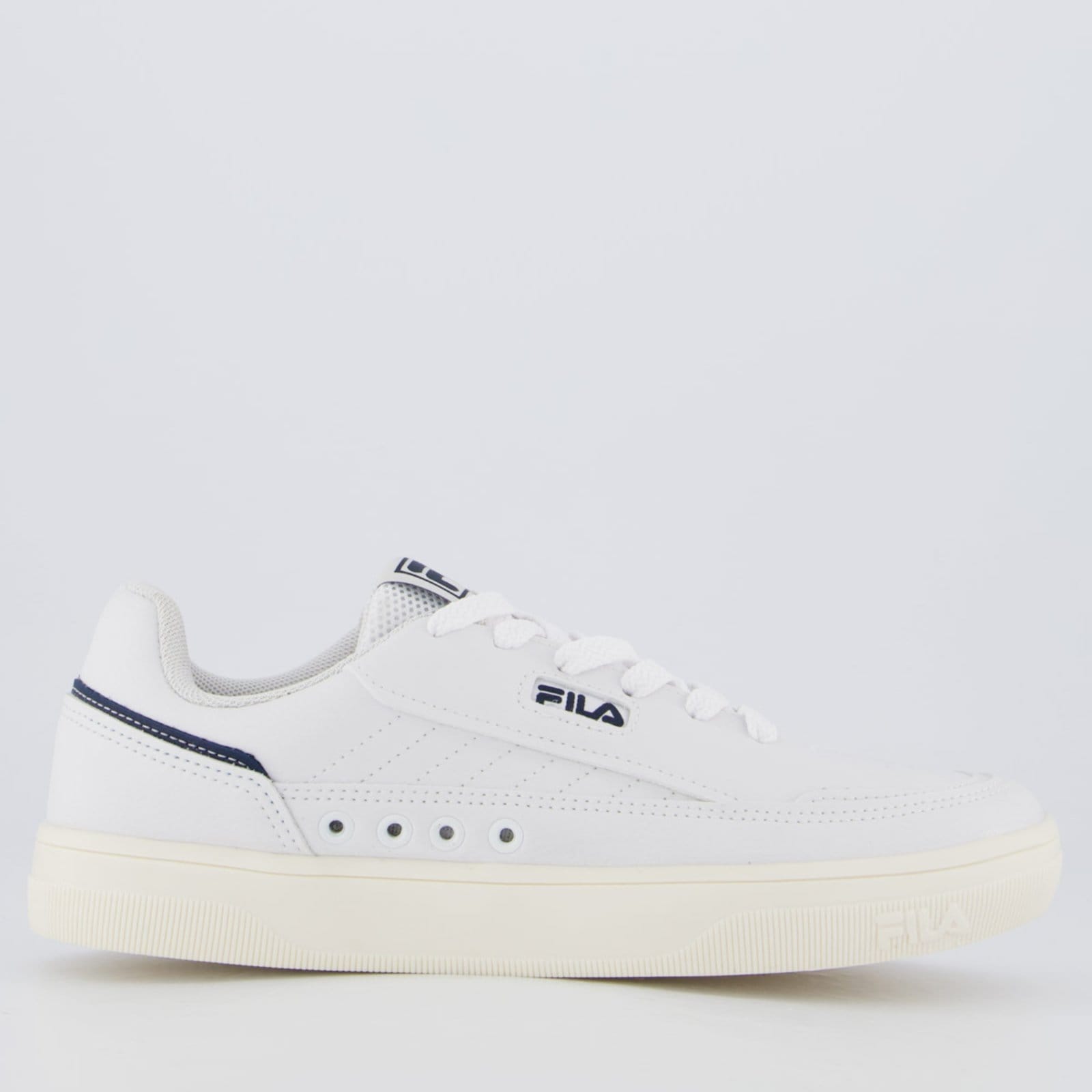 Vista principal Tênis Fila Vortex Feminino e Marinho Fila branco