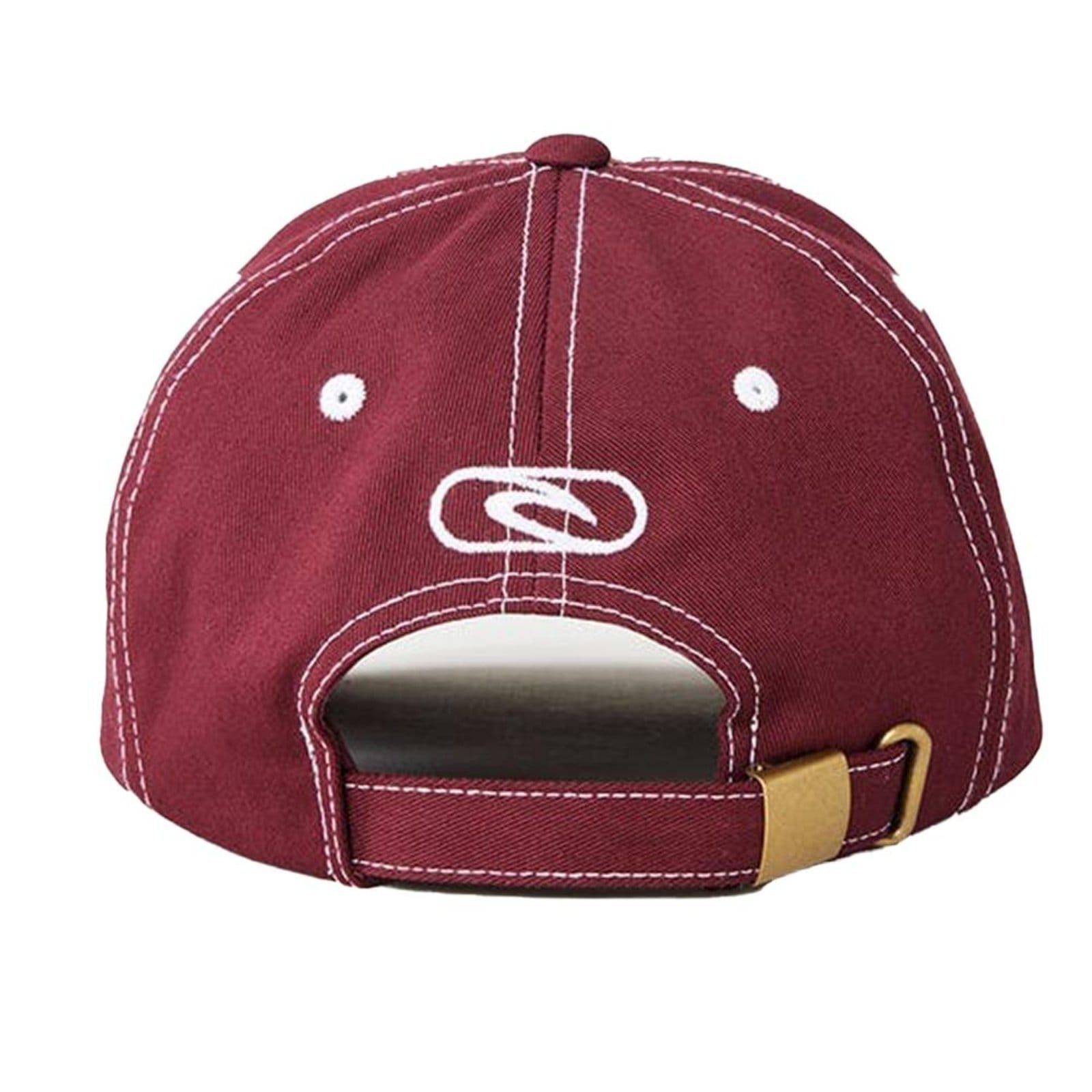 Vista 2 Boné Rip Curl Aba Curva Dosed ADJ WT25 Deep Plum Rip Curl vermelho plum