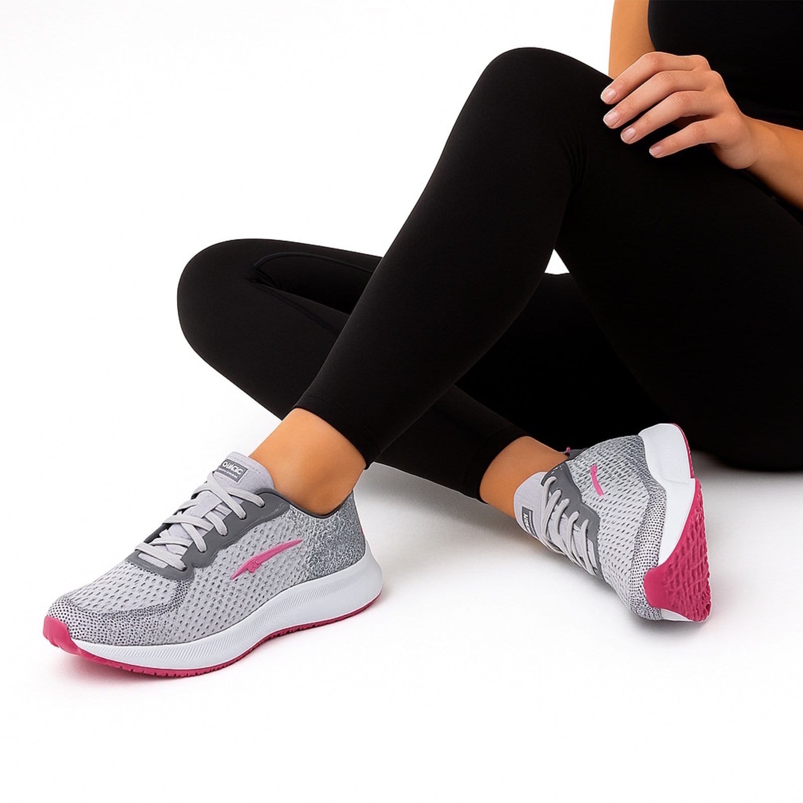 Vista 2 Tênis Feminino de Academia Caminhada Leve Confortavel Bia Ramos cinza