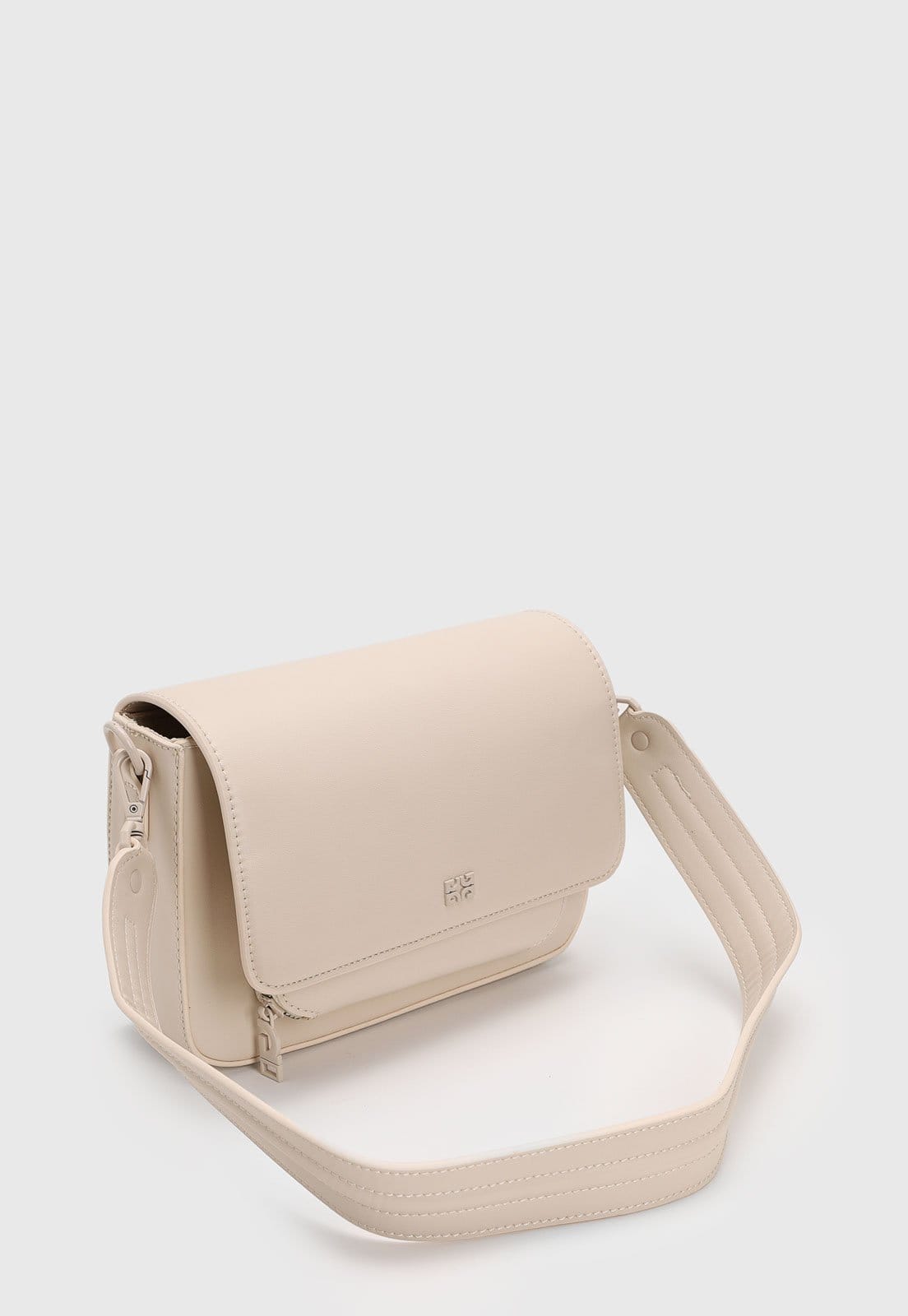 Vista 2 Bolsa Transversal Feminina Degalls Alça Removível Off-White Degalls off-white white