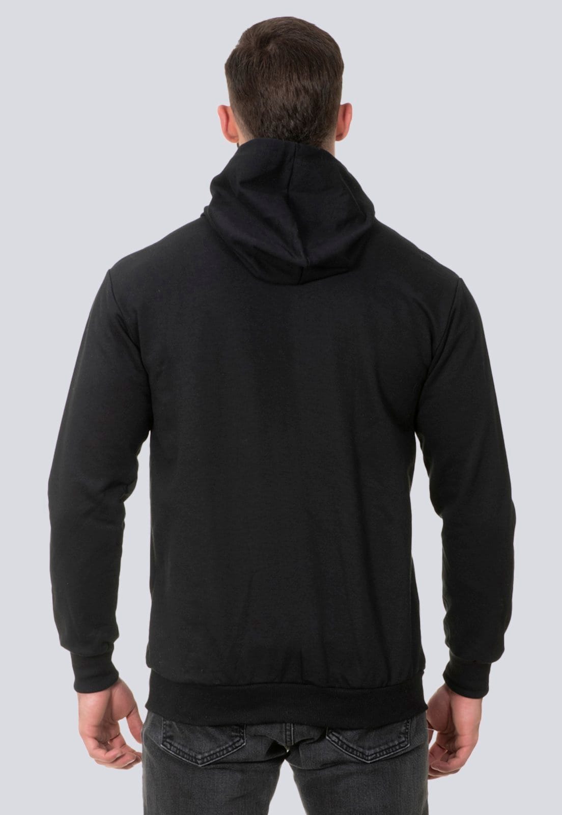 Vista 2 Moletom Masculino Blusa de Frio Canguru Limited Edition Lucas Lunny preto