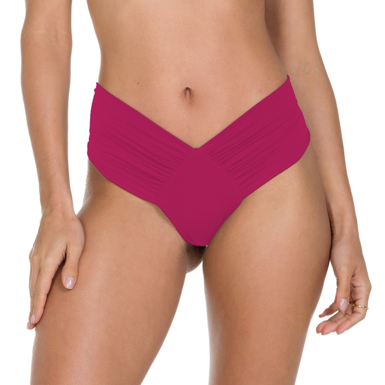 Biquíni De Chelles Lateral Franzida Cava Maior BB2003CL MAGENTA