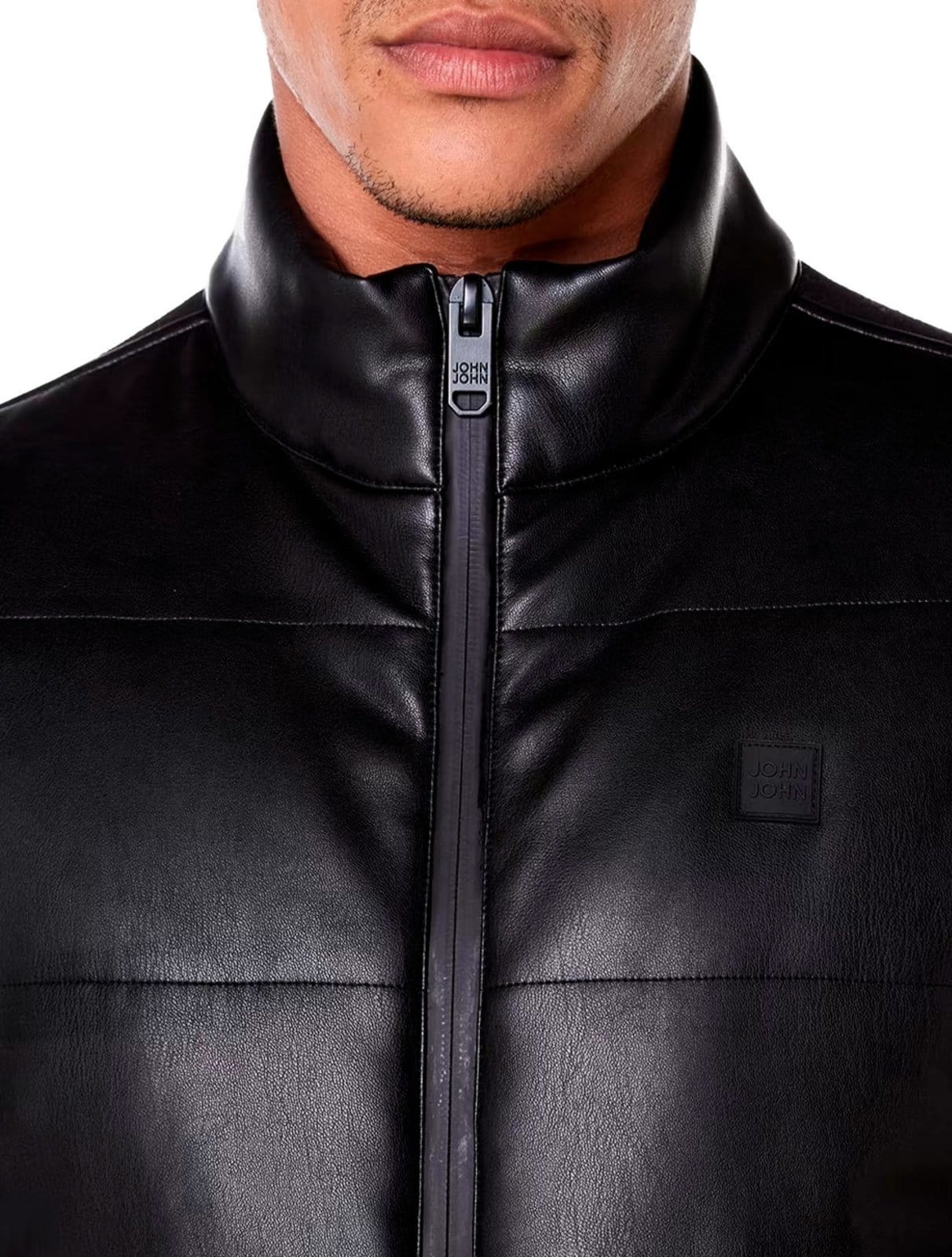 Vista 2 Jaqueta John John Masculina Reta Ryan Preta John John preto