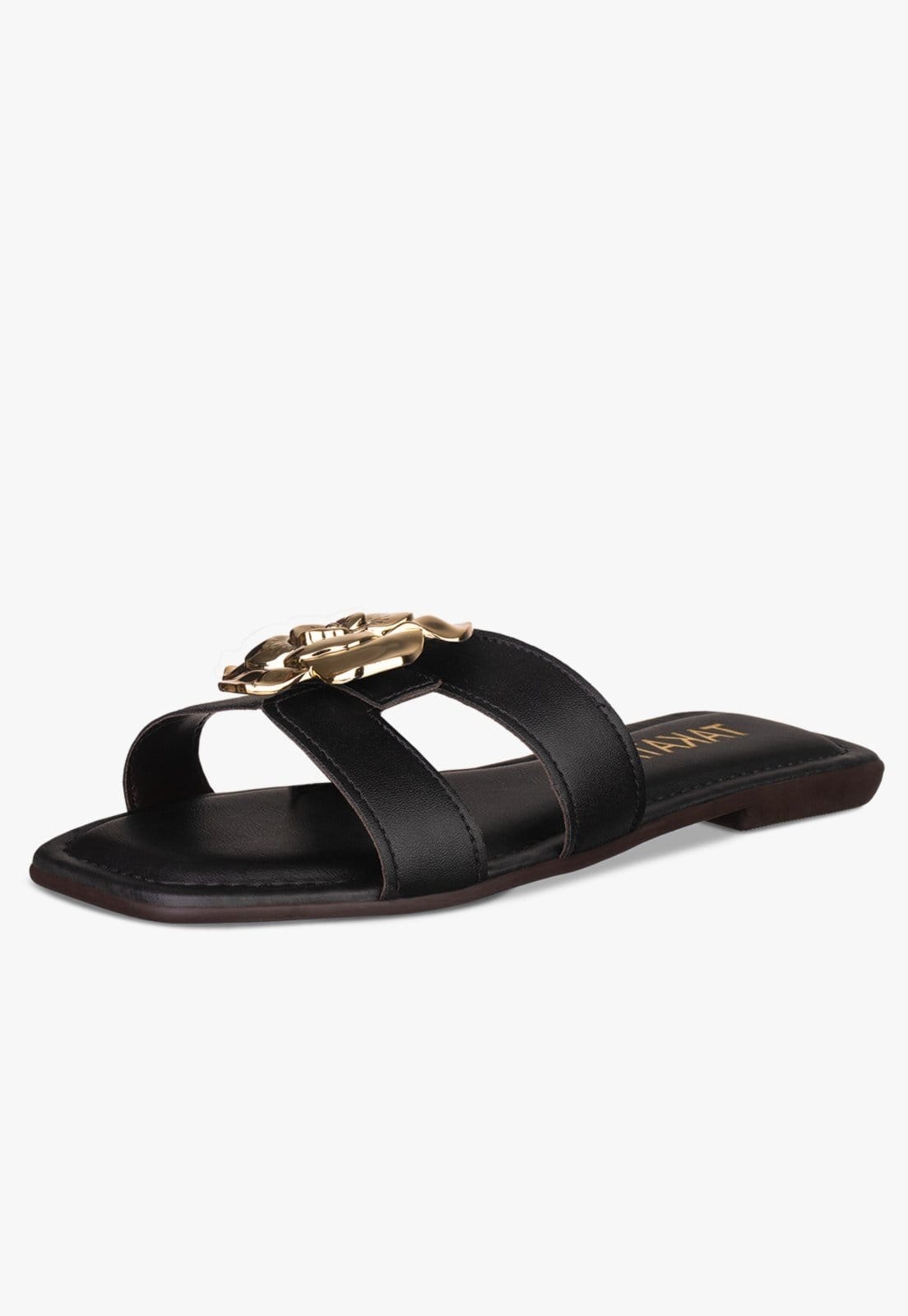 Rasteira Feminina H Takata Flor Dourada