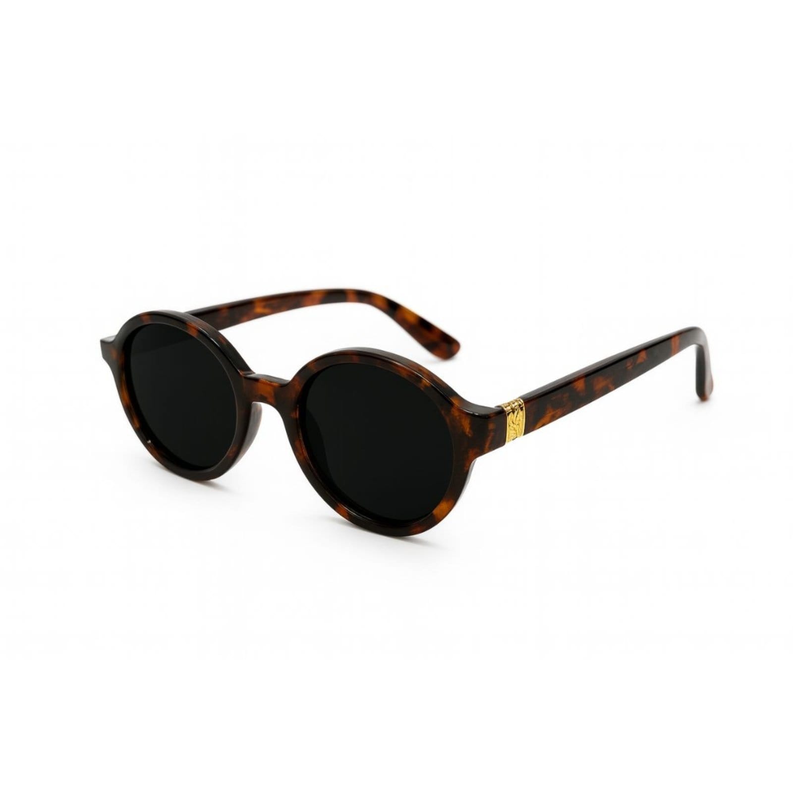 Vista 2 Óculos Modelo Virginia Retrô Lente UV400 Premium FMF marrom