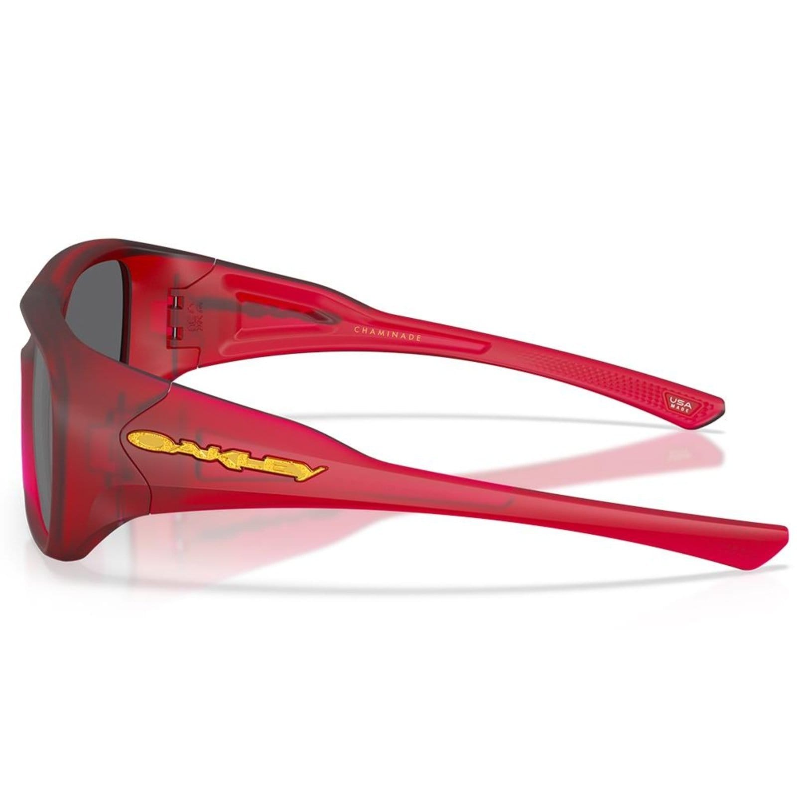 Vista 2 Óculos de Sol Oakley Chaminade Matte Transparent Red 0660 Oakley vermelho transparent