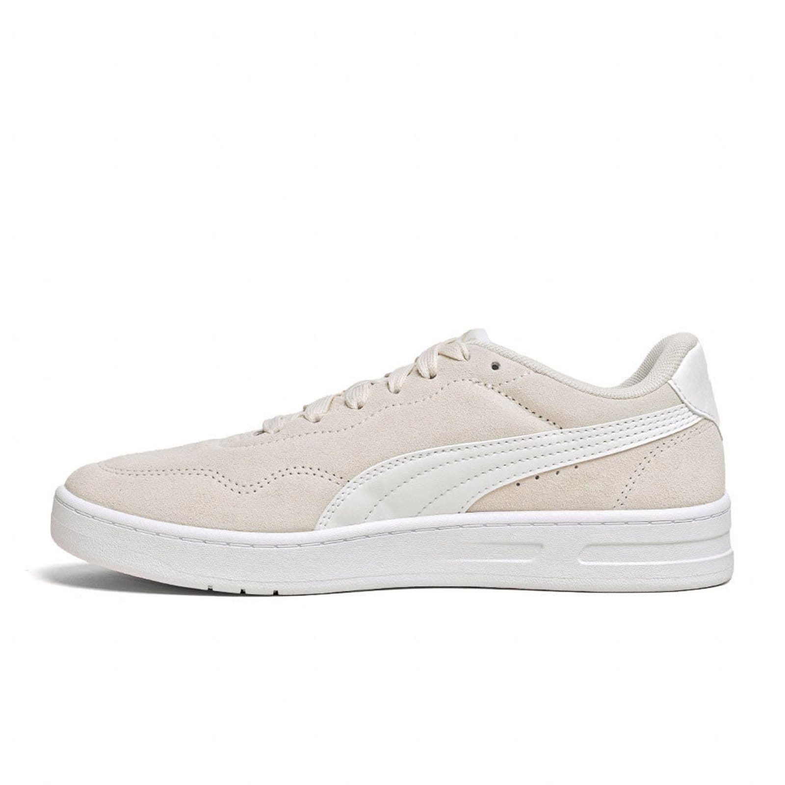 Vista 2 Tênis Puma Court Lally SD Alpine Snow P40073401.35 Puma bege